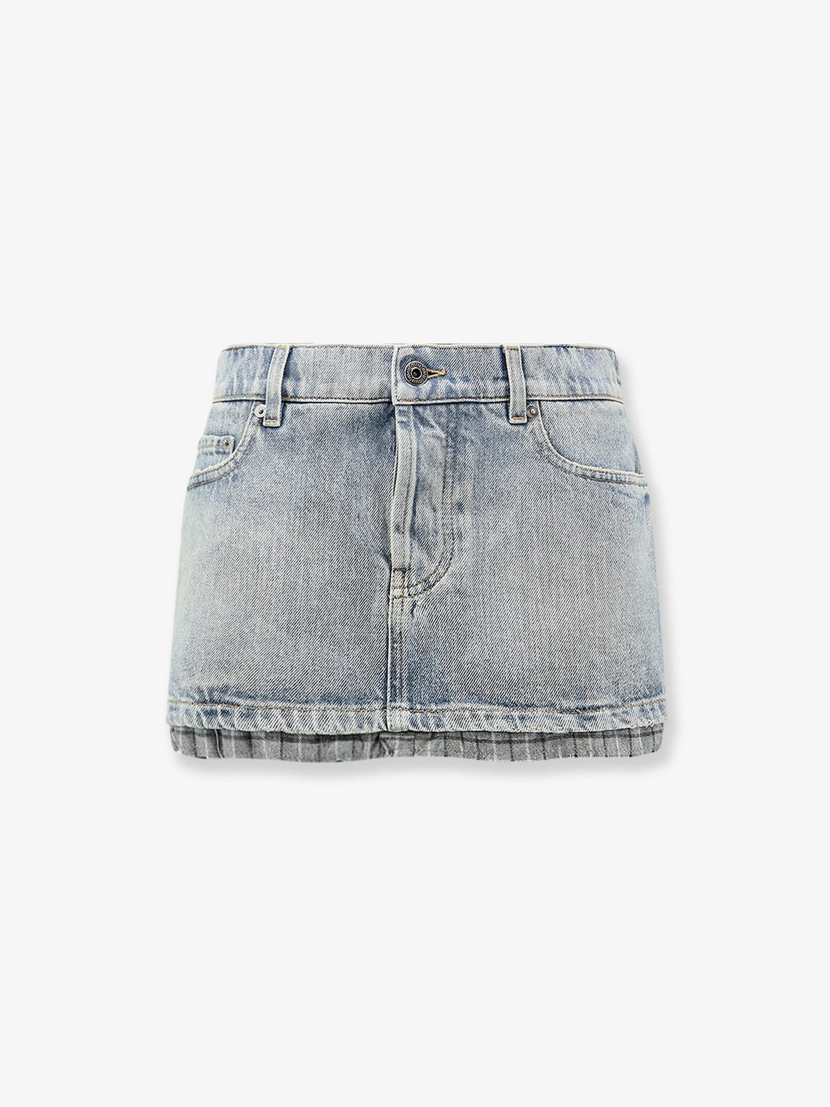 Miu Miu Blue Denim Skirt