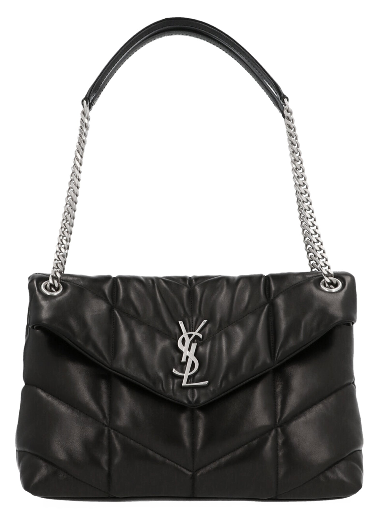 Saint Laurent ‘Puffer Loulou’ Midi Shoulder Bag