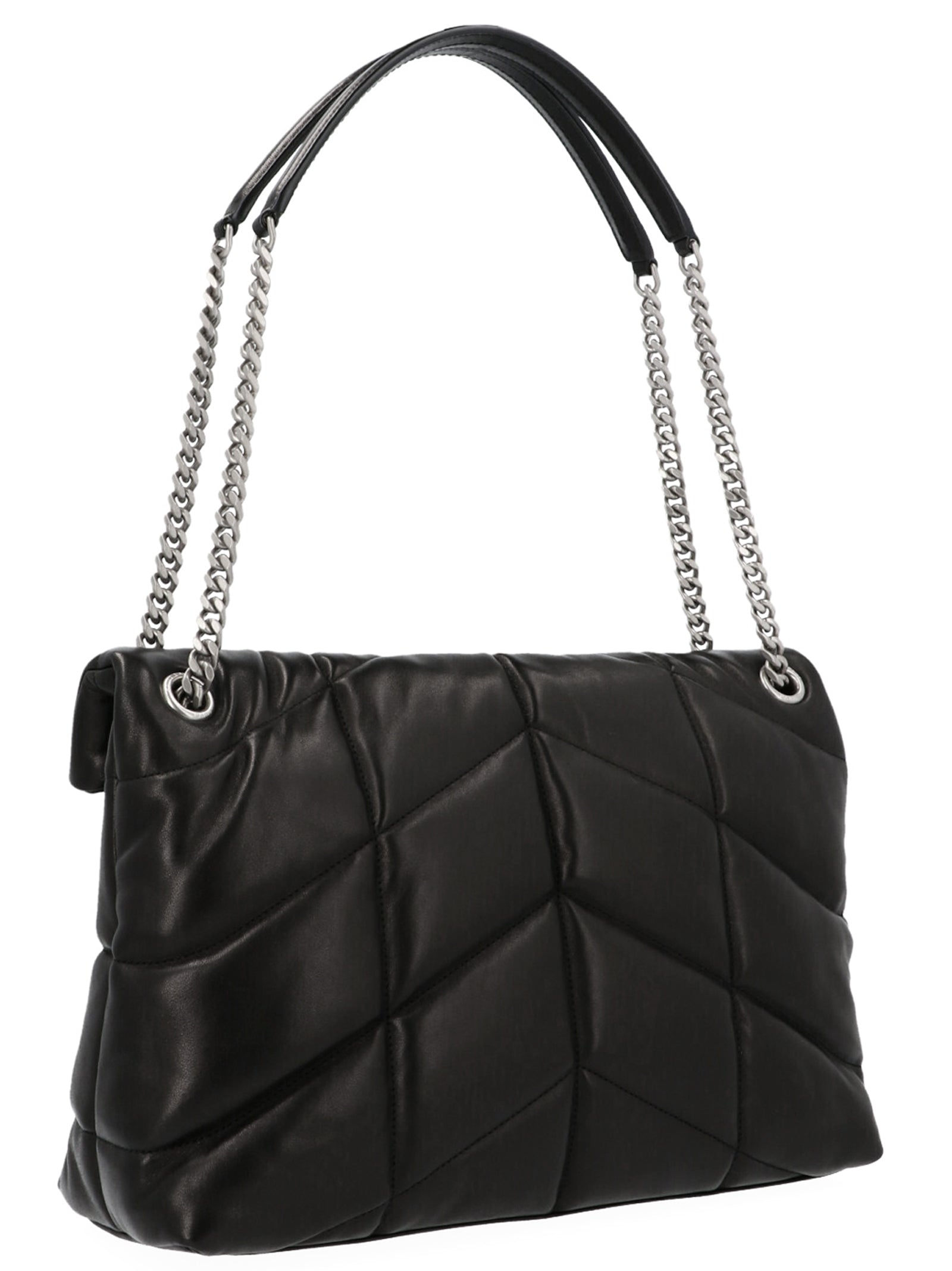 Saint Laurent ‘Puffer Loulou’ Midi Shoulder Bag