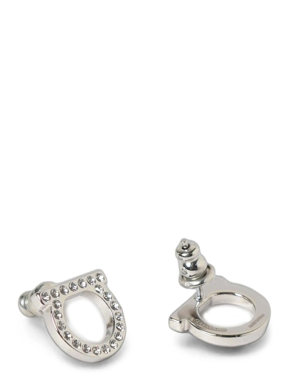Ferragamo 'Gancini Crystals' Earrings
