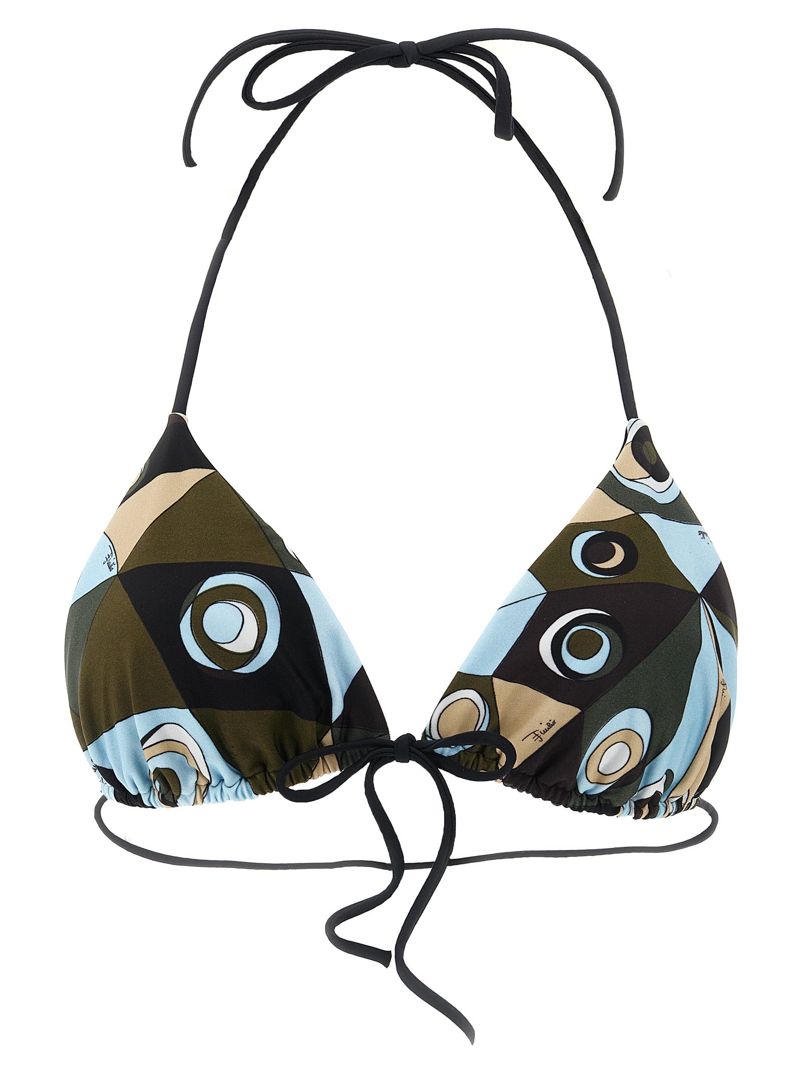 Emilio Pucci Triangle Bikini Top