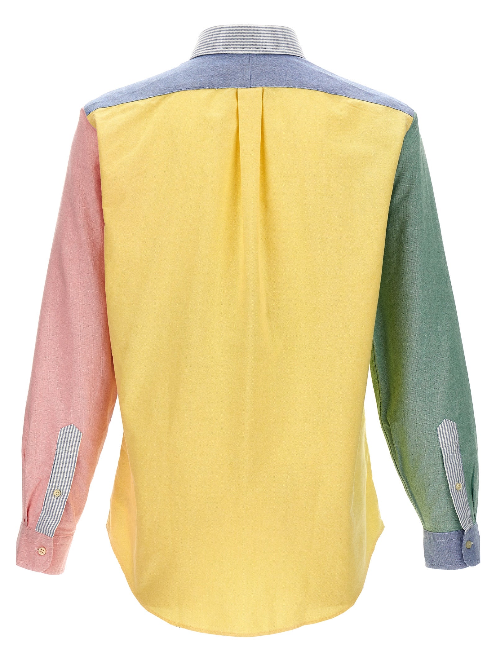 Polo Ralph Lauren Patchwork Shirt With Logo Embroidery