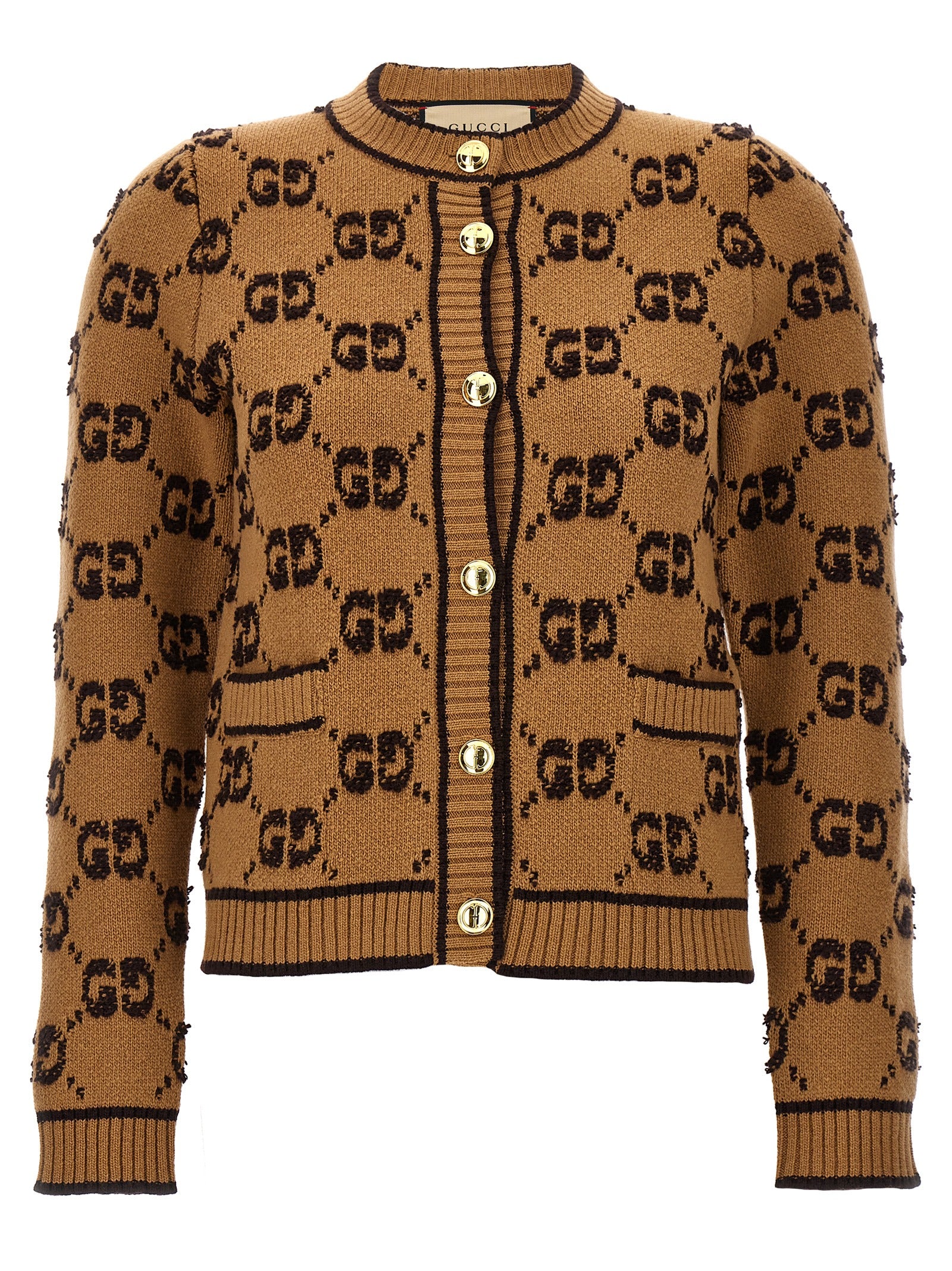 Gucci Gg Tweed Bouclè Cardigan