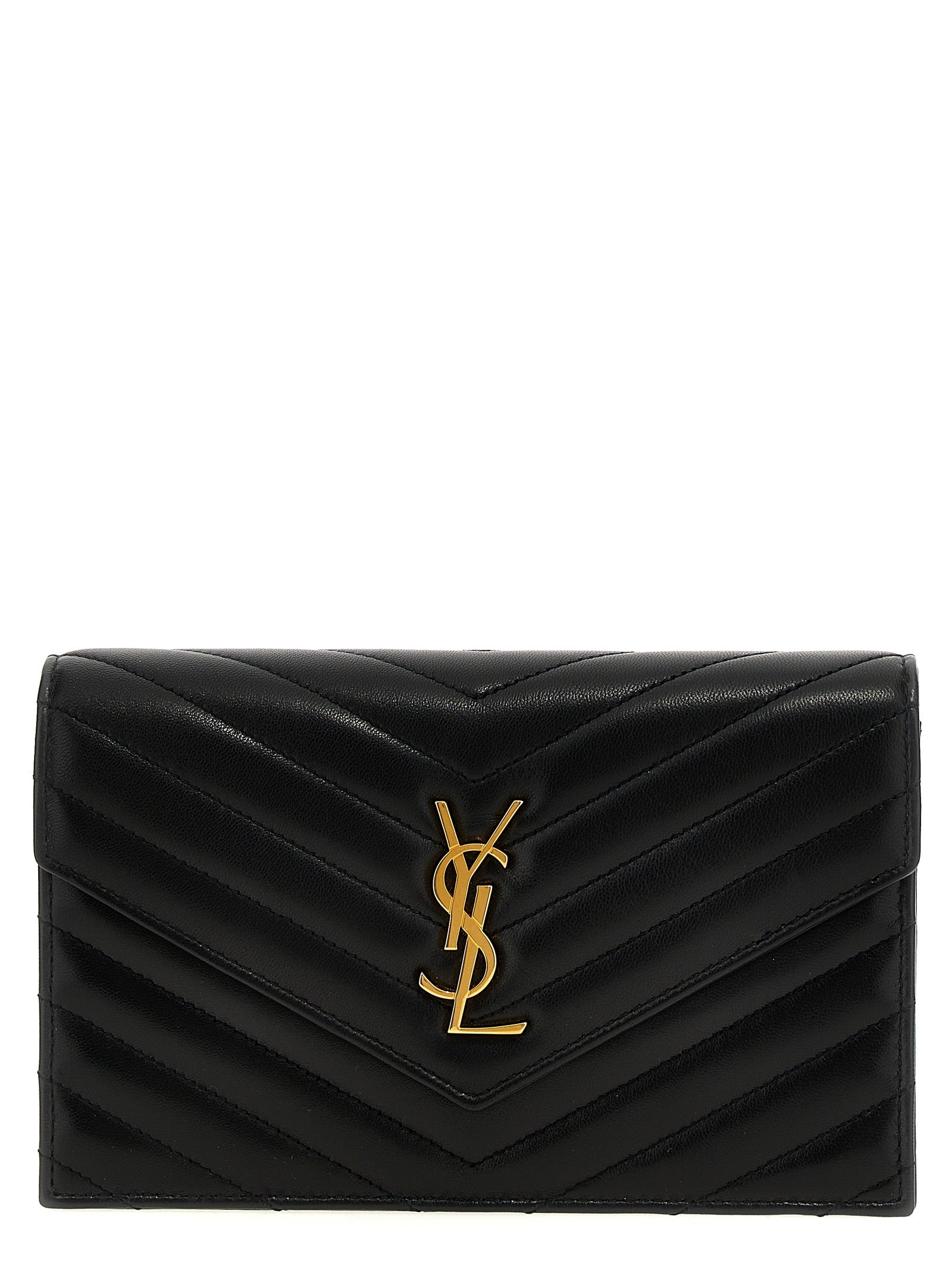 Saint Laurent 'Envelope Cassandre' Wallet On Chain