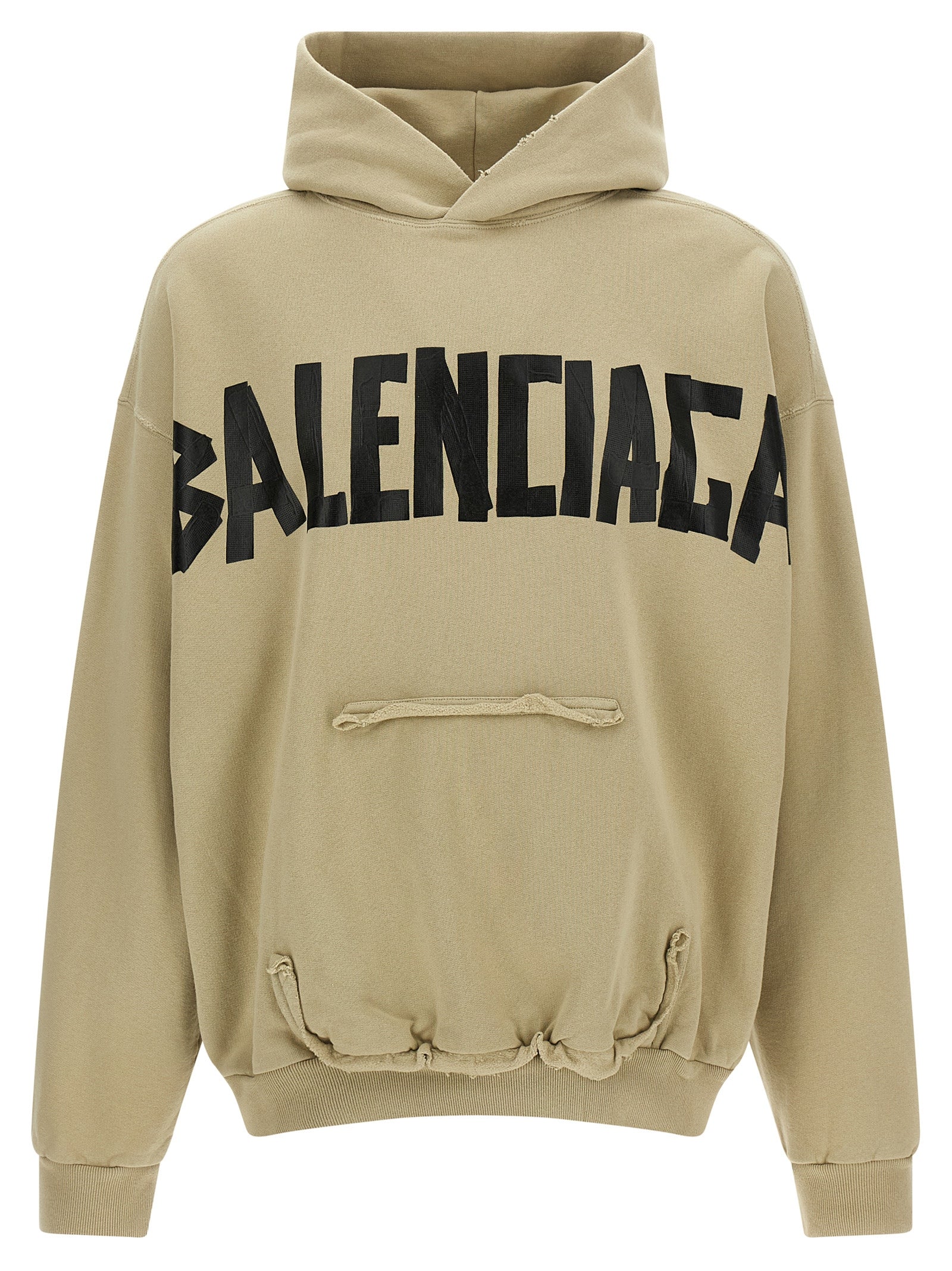 Balenciaga 'Ripped Pocket Tape Type' Hoodie