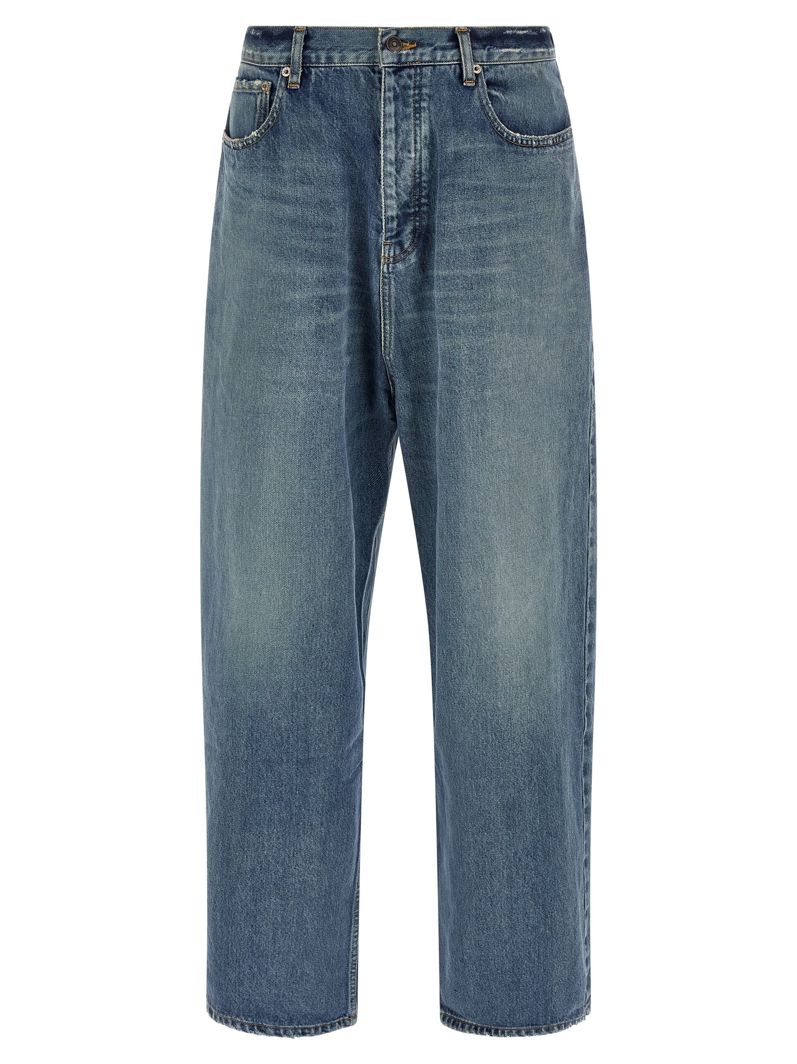 Balenciaga Distressed Baggy Jeans