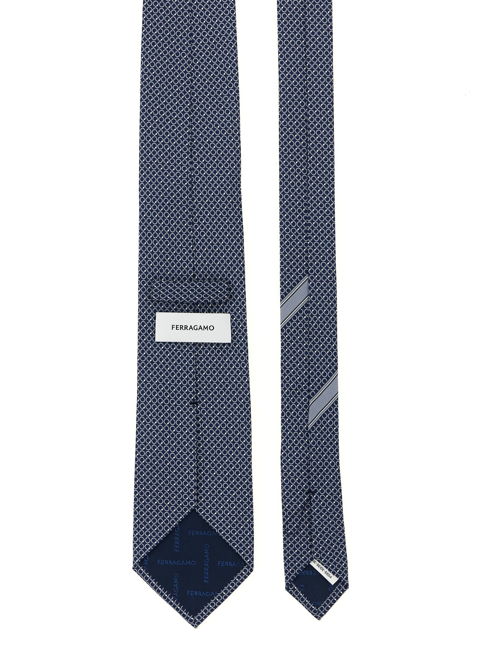 Ferragamo 'Gancini' Print Tie