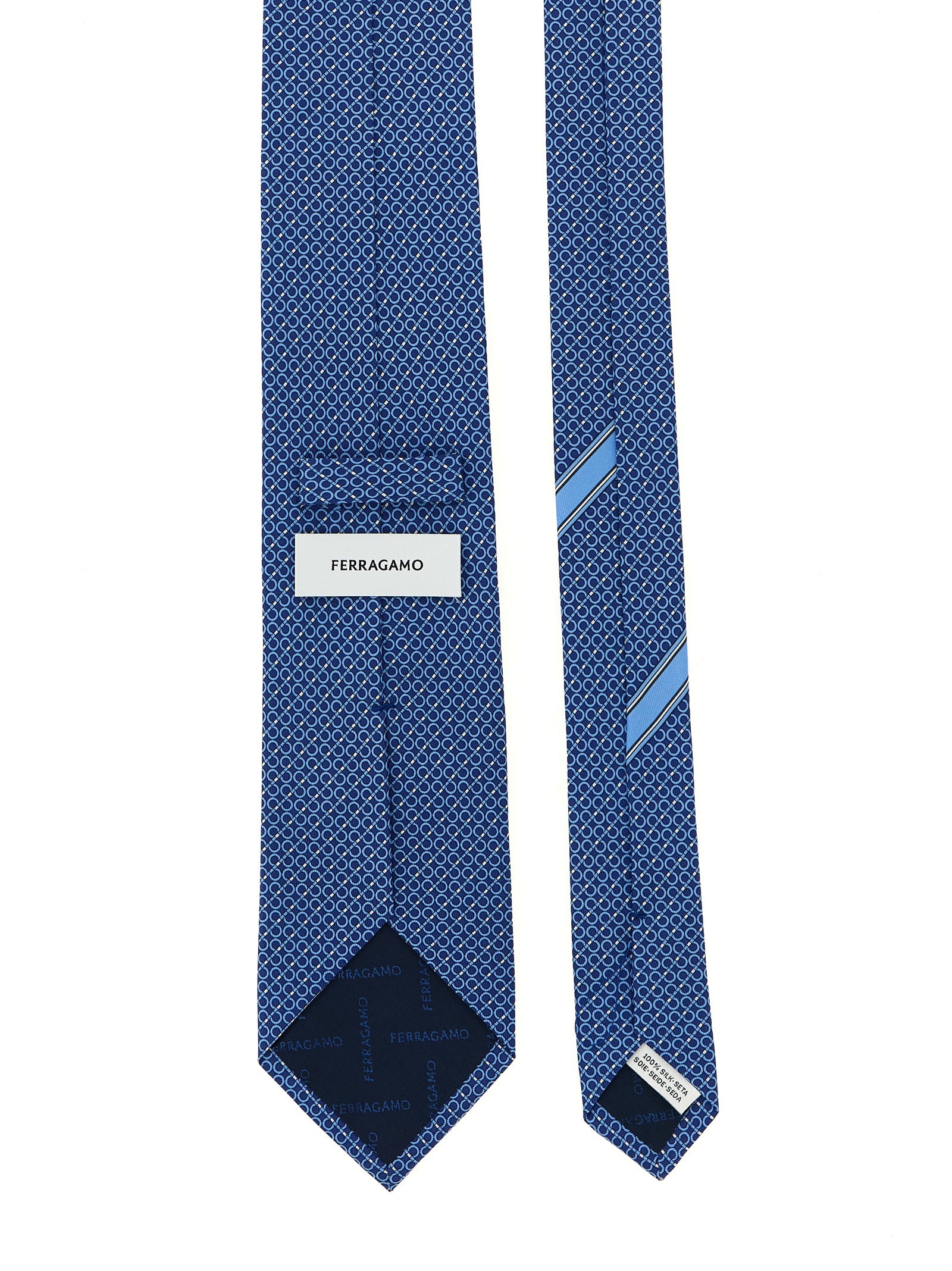 Ferragamo 'Gancini' Print Tie