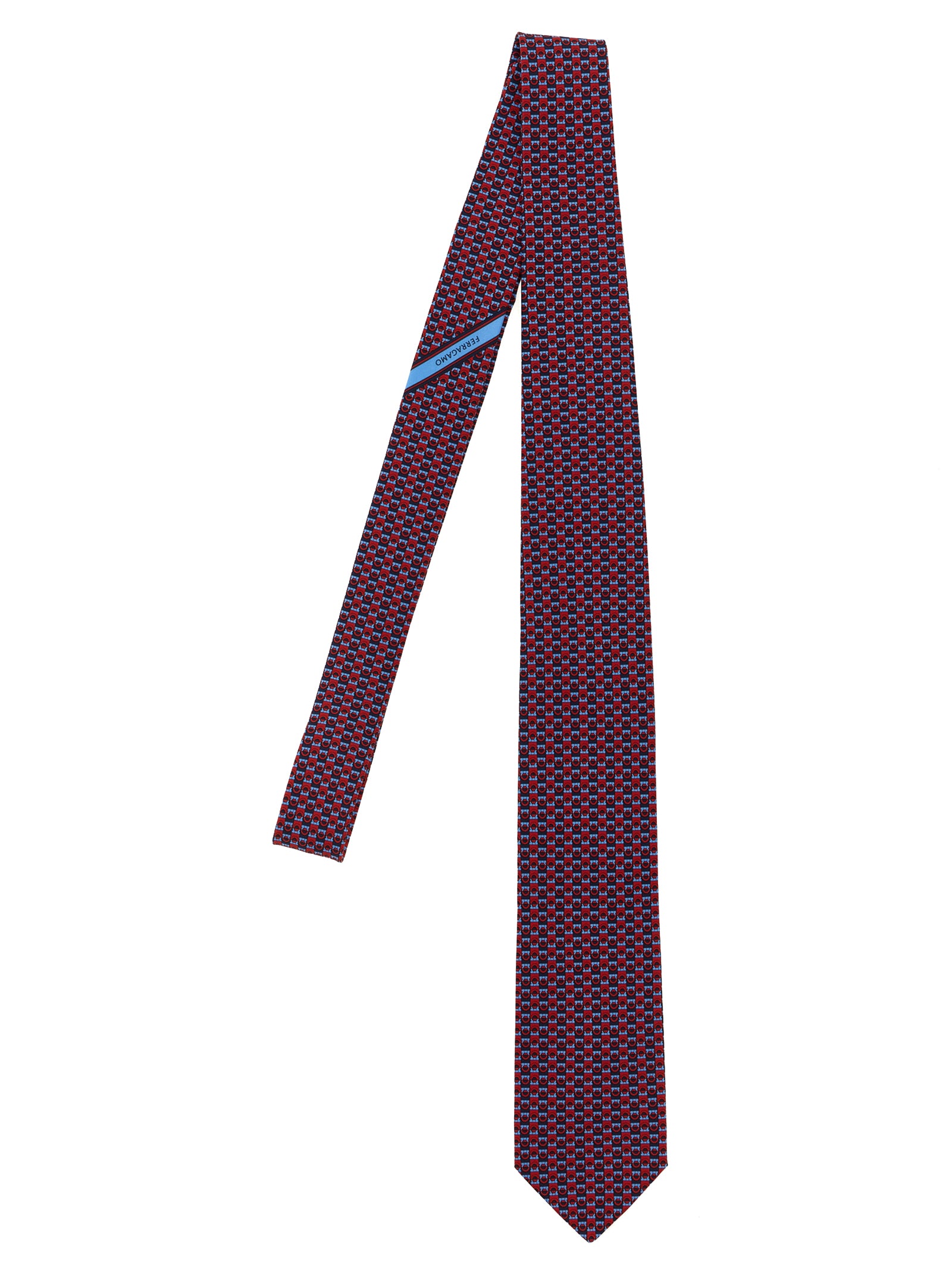 Ferragamo 'Gancini' Print Tie