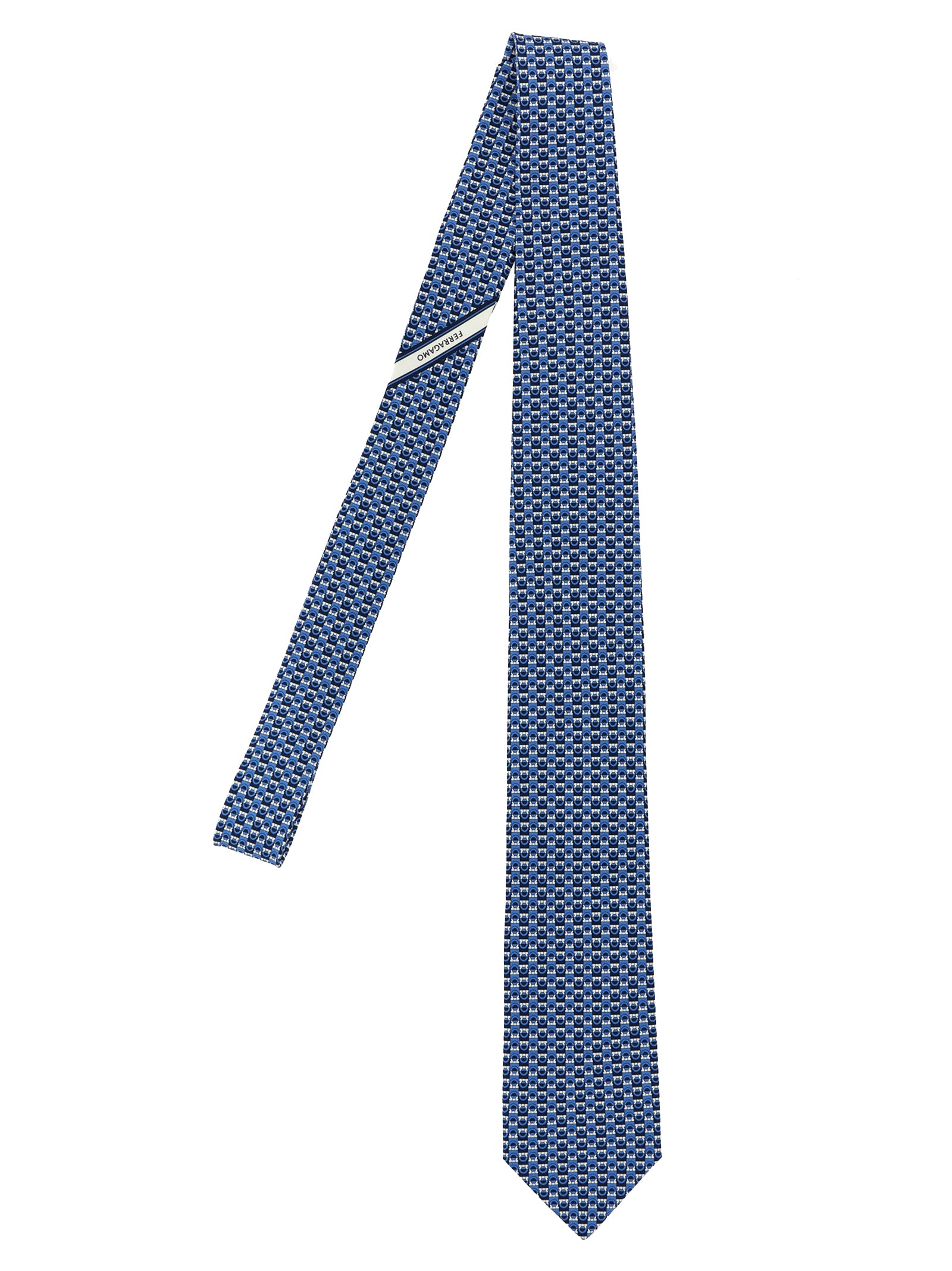 Ferragamo 'Gancini' Print Tie