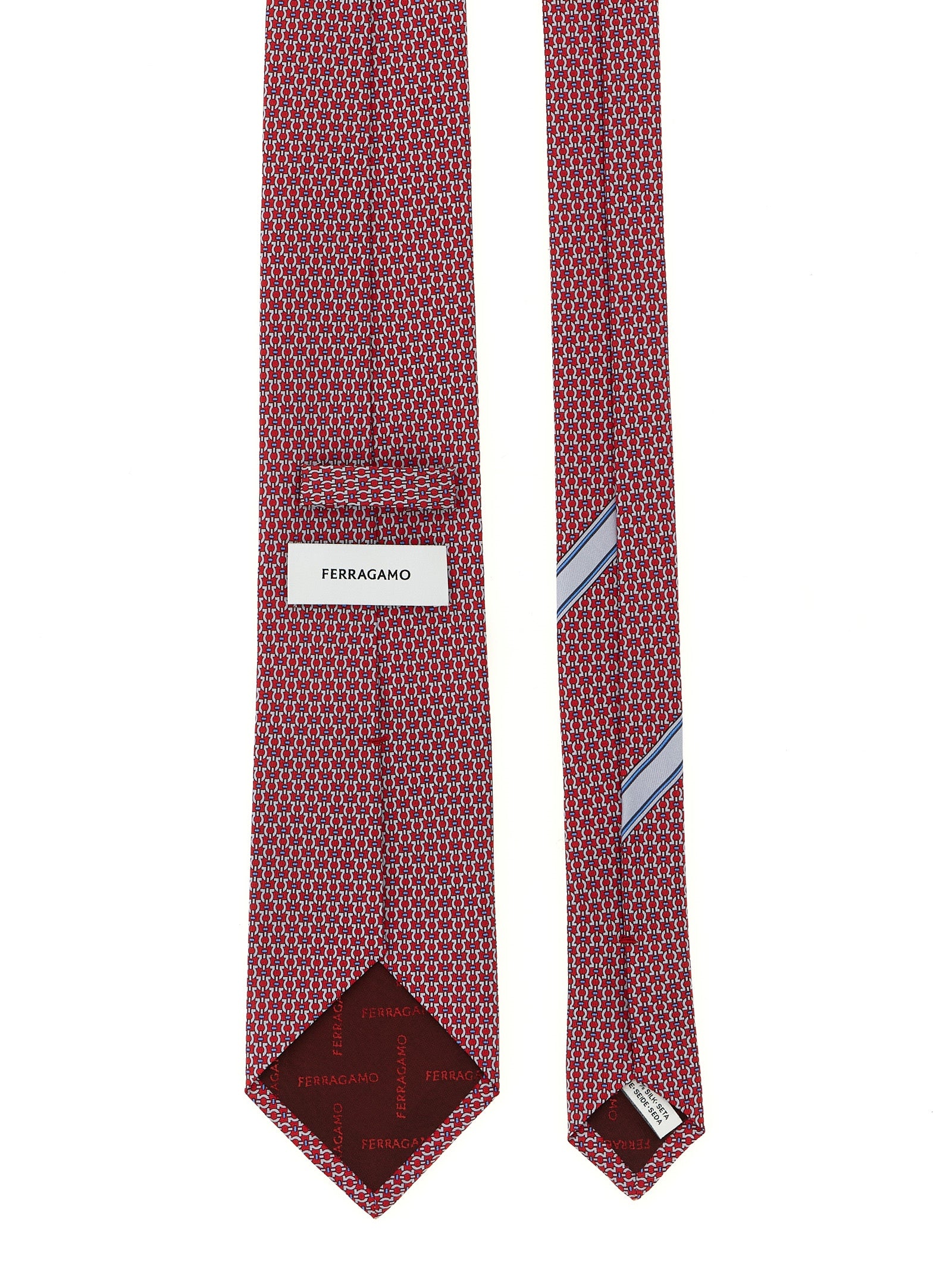 Ferragamo 'Gancini' Print Tie