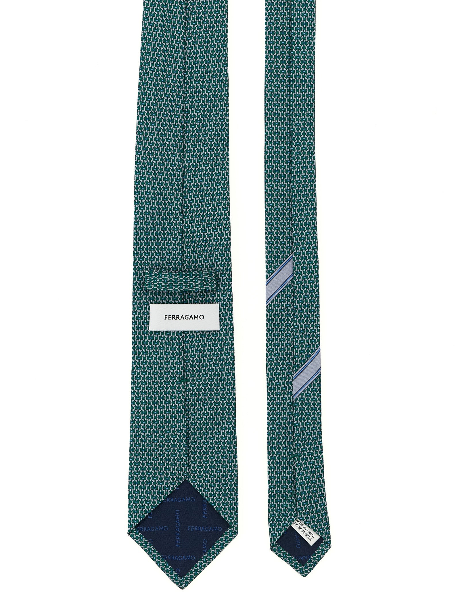 Ferragamo 'Gancini' Print Tie