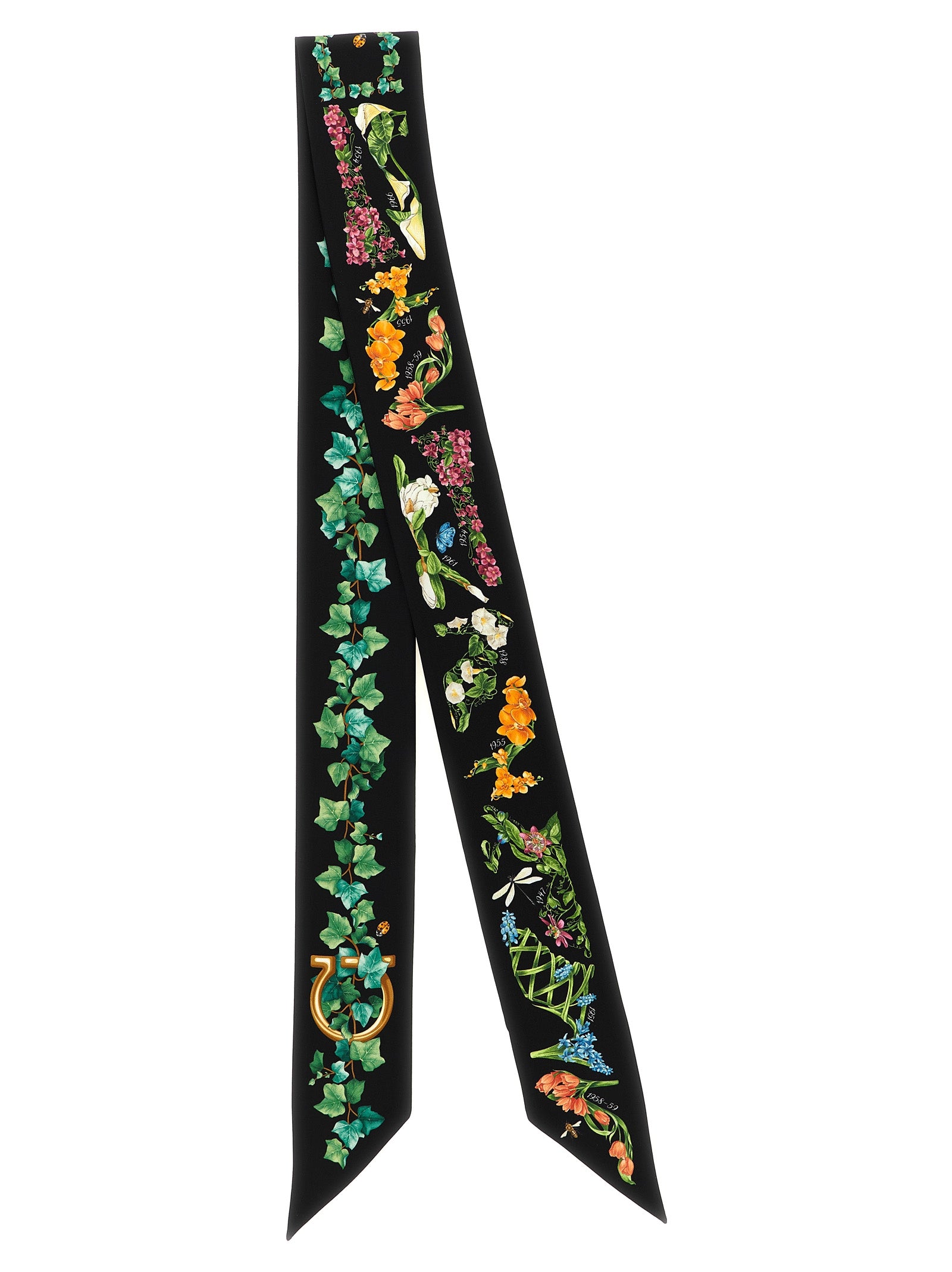 Ferragamo Bandeau 'Eden Shoes' Print