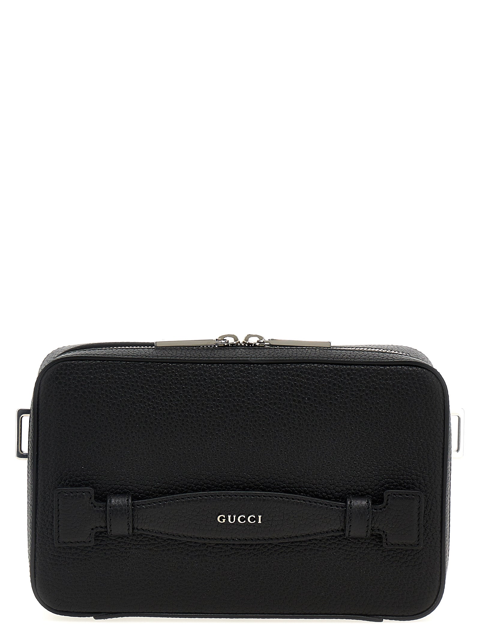 Gucci Logo Leather Shoulder Strap