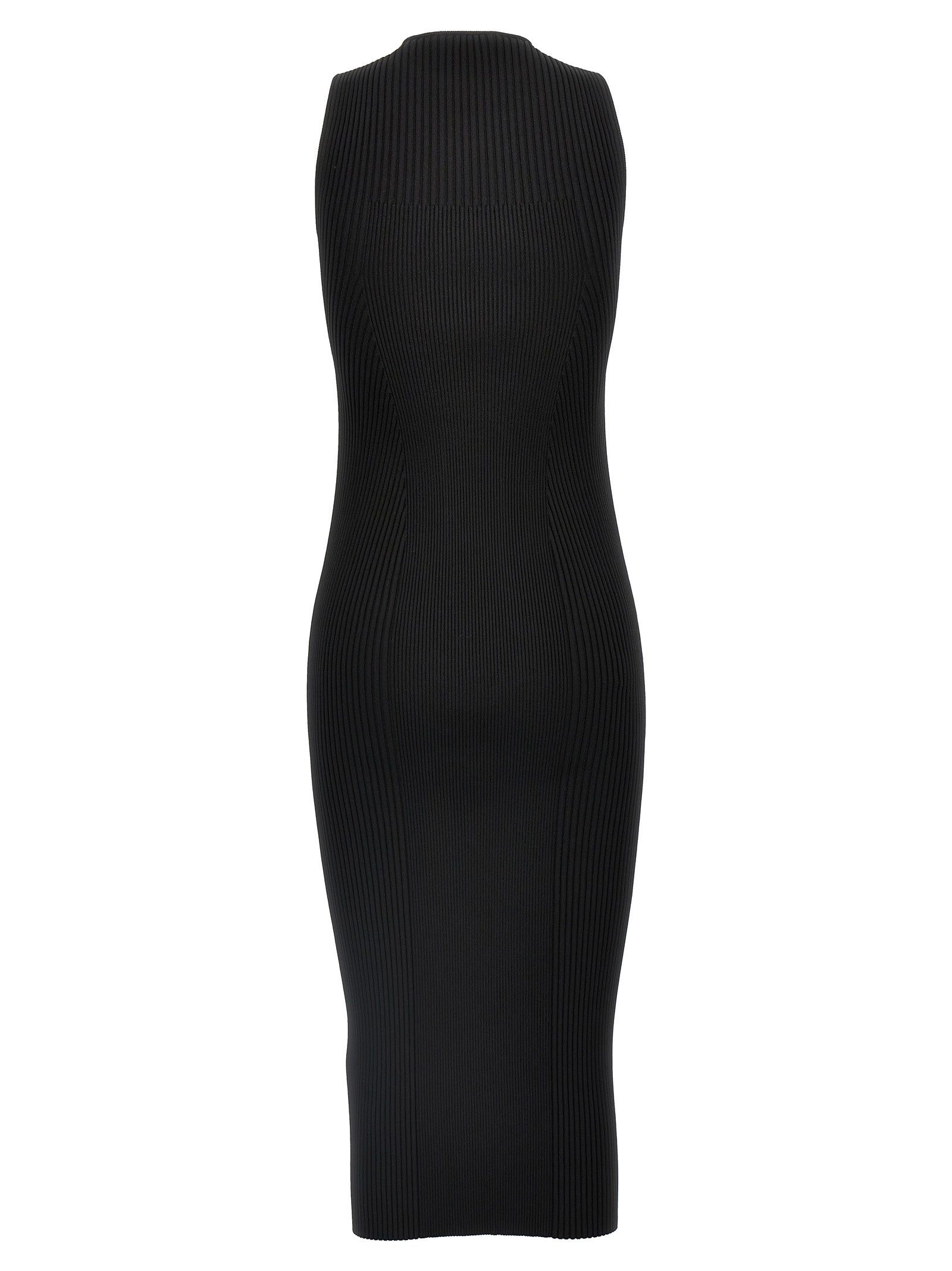 Mcqueen Ribbed Knit Dress