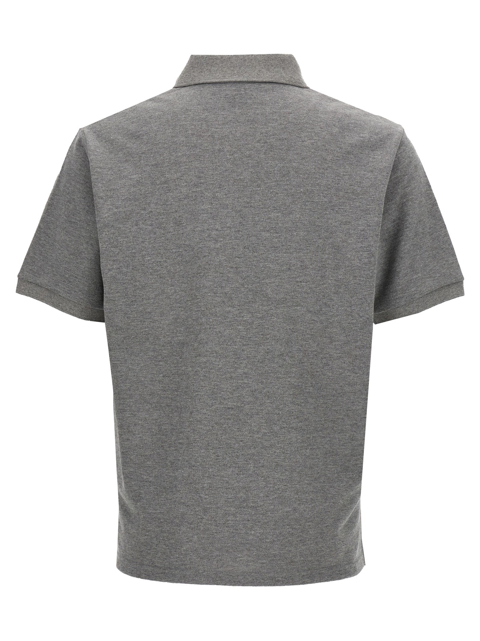 Saint Laurent Logo Embroidery Polo Shirt