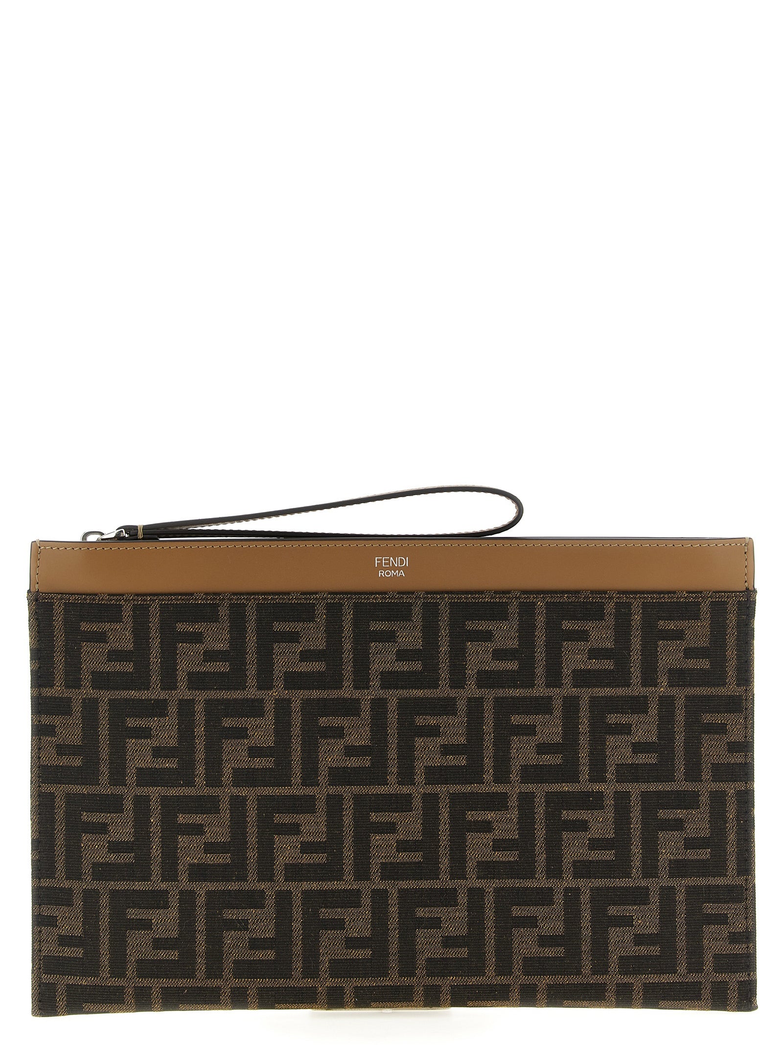 Fendi Medium ‘Ff Jacquard’ Pouch