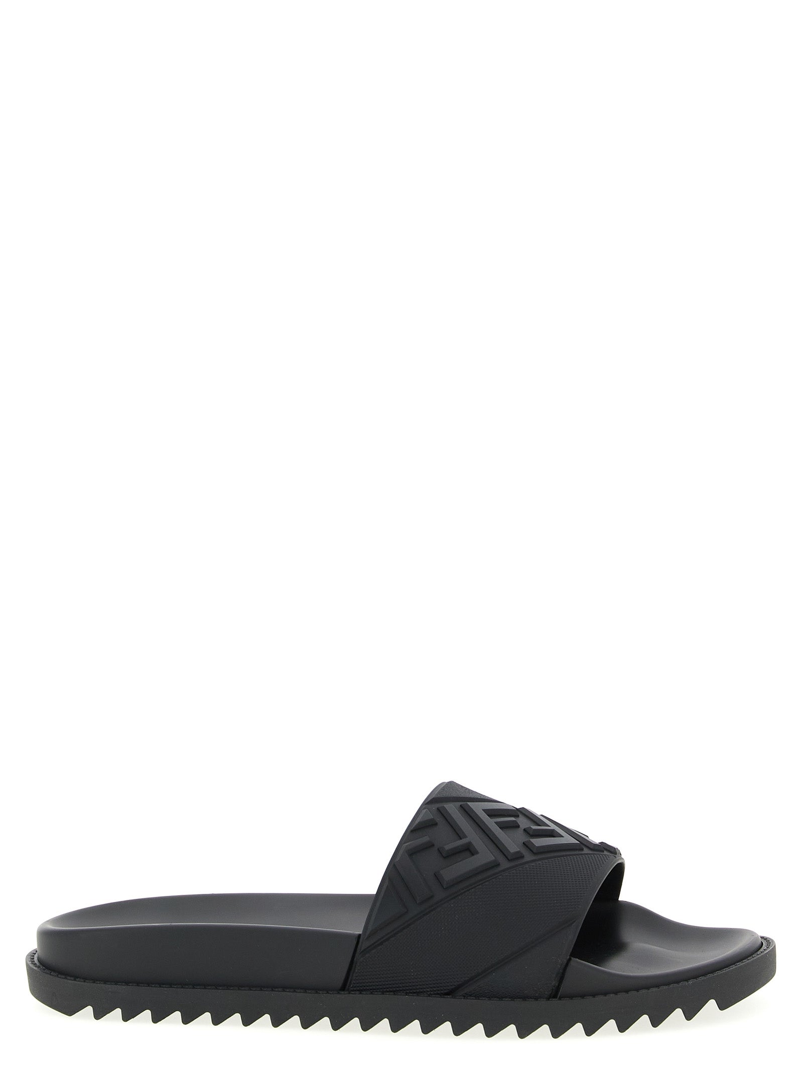 Fendi Logo Band Slides