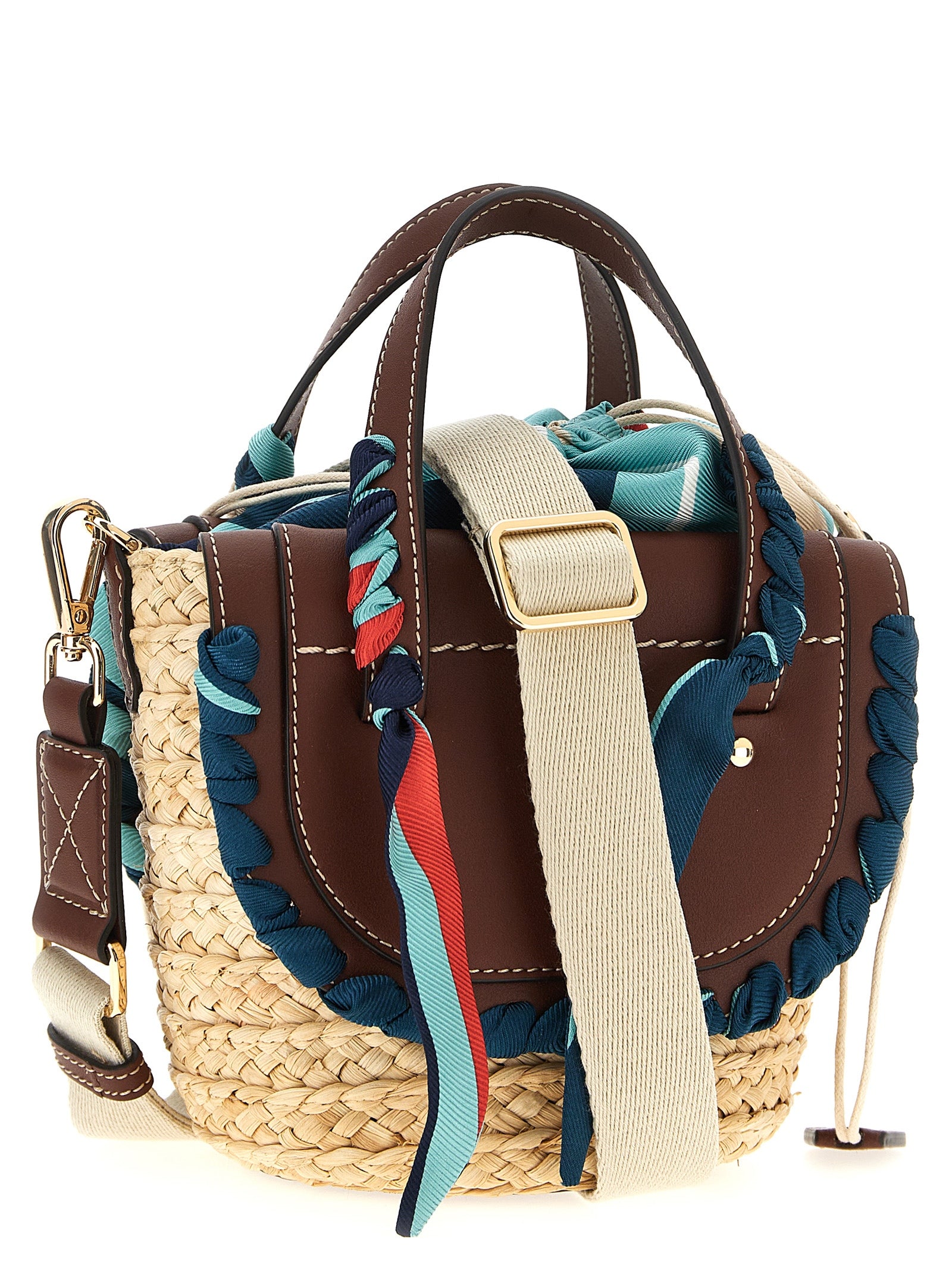 Cuba Lab Cuba Lab 'Habanera Silk- Skydream' Handbag