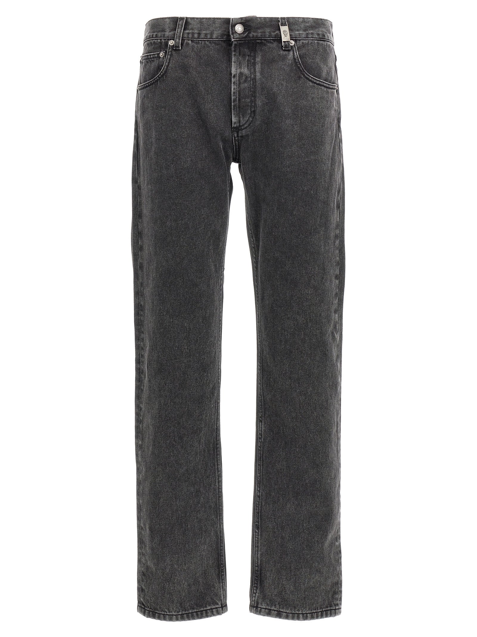 Mcqueen Metal Plate Jeans