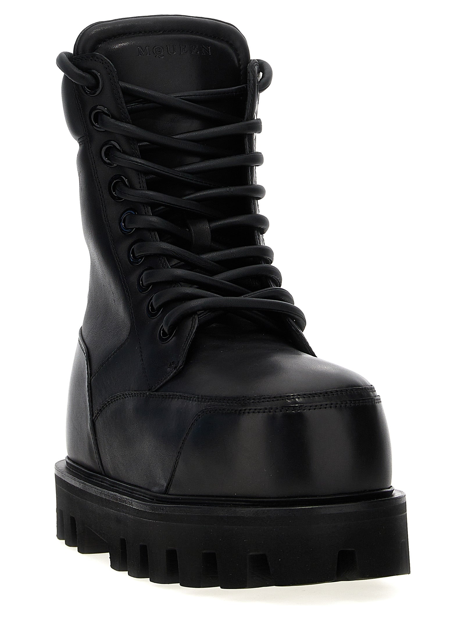 Mcqueen Nappa Ankle Boots
