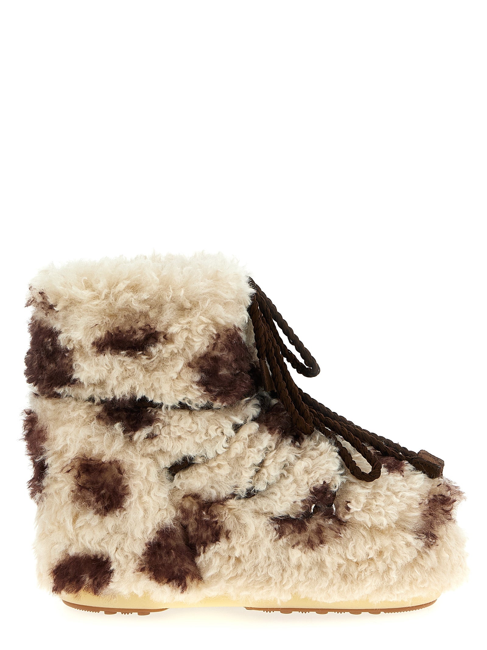 Moon Boot 'Icon Low Curly Light' Ankle Boots