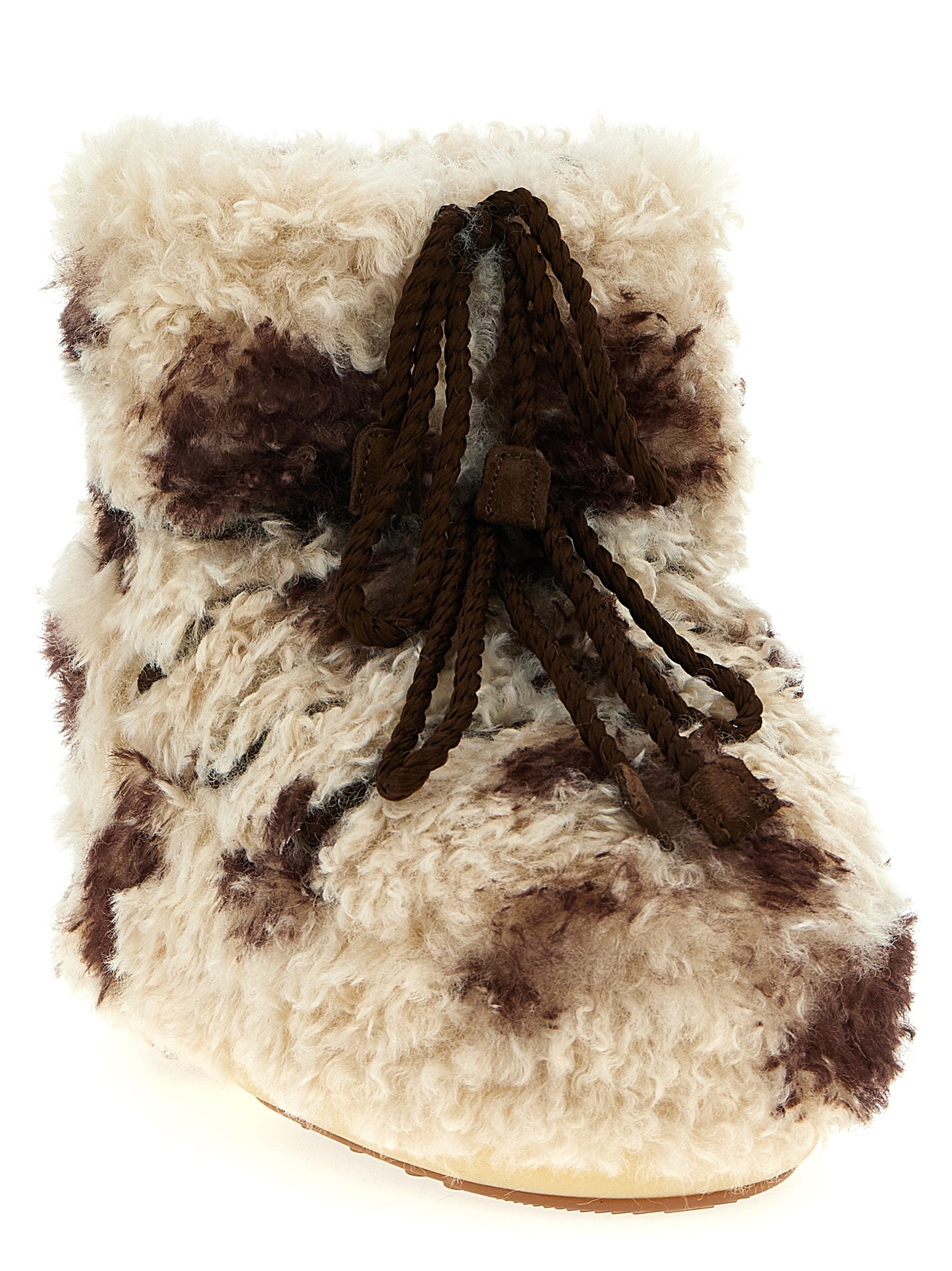 Moon Boot 'Icon Low Curly Light' Ankle Boots