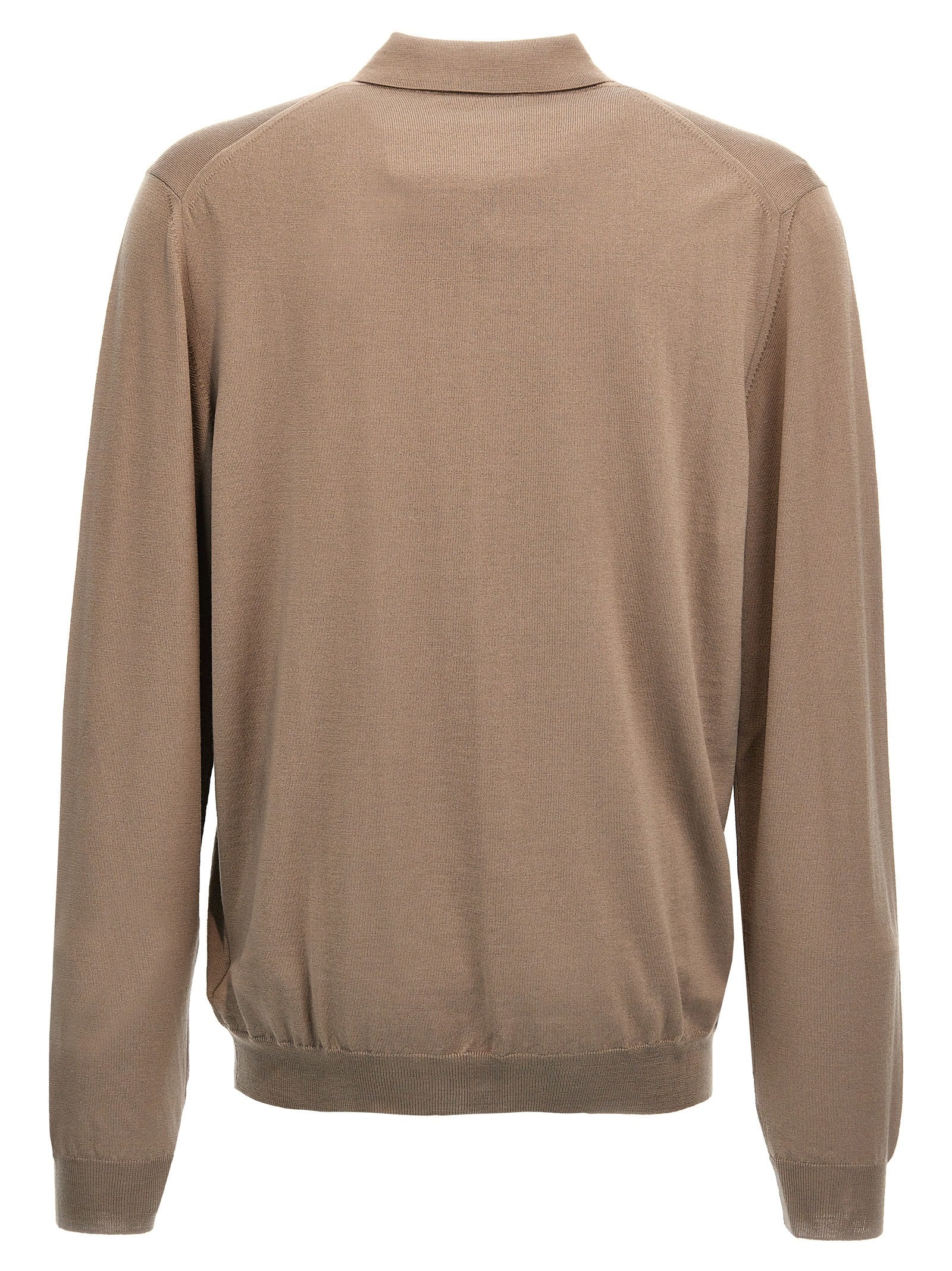 Zanone Virgin Wool Polo Shirt