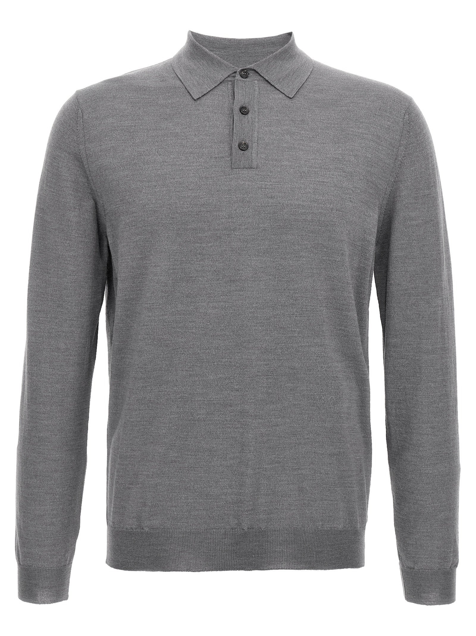 Zanone Virgin Wool Polo Shirt