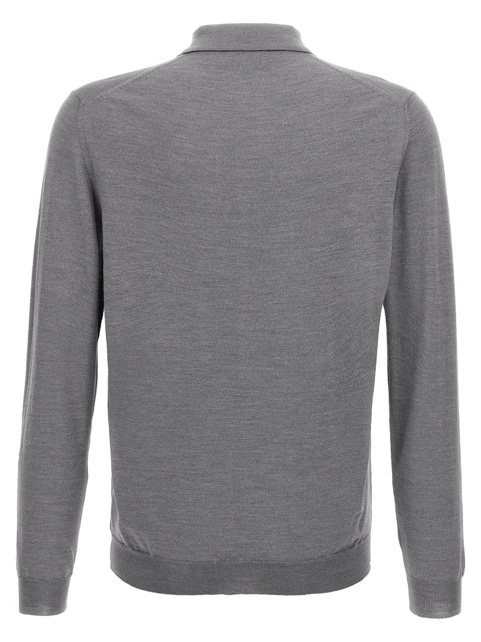 Zanone Virgin Wool Polo Shirt