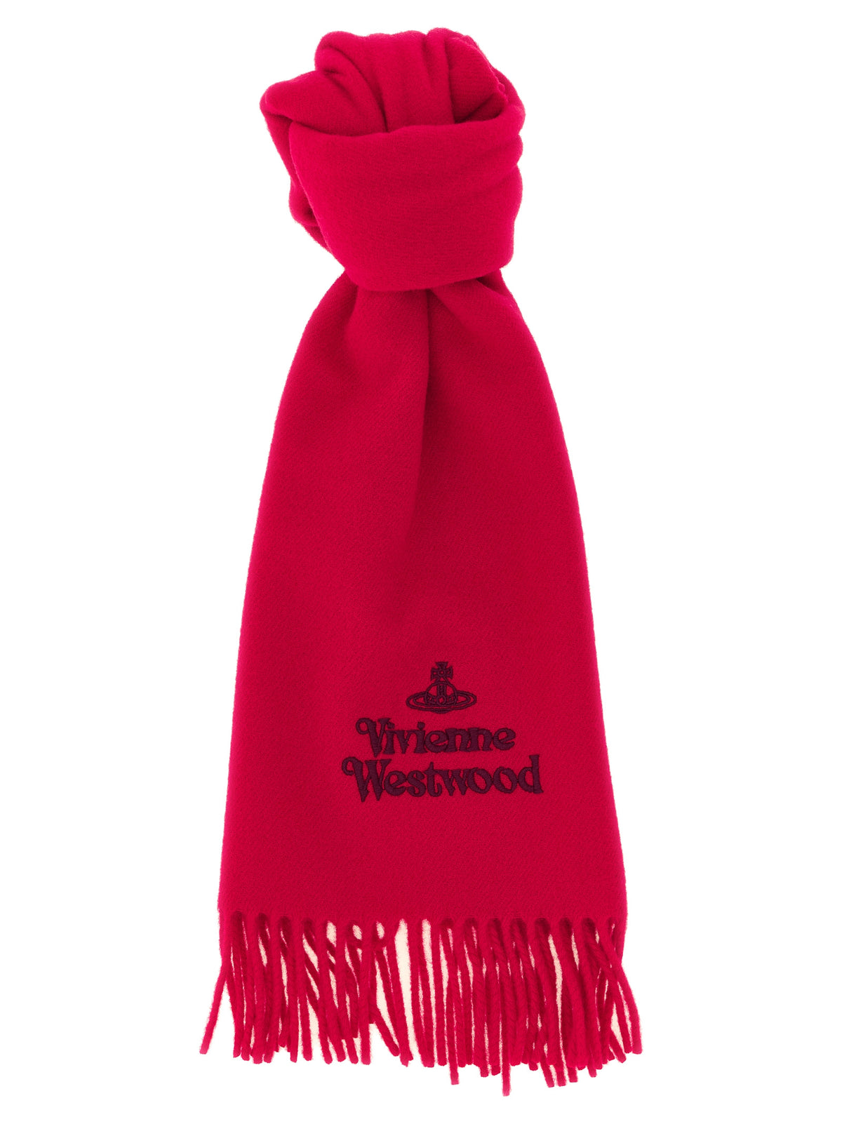 Vivienne Westwood Scarf With Embroidered Logo
