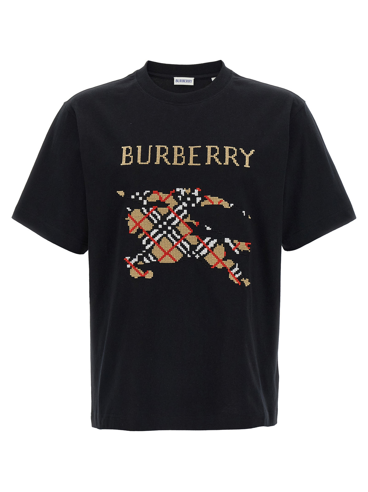 Burberry Cross Stitch T-Shirt