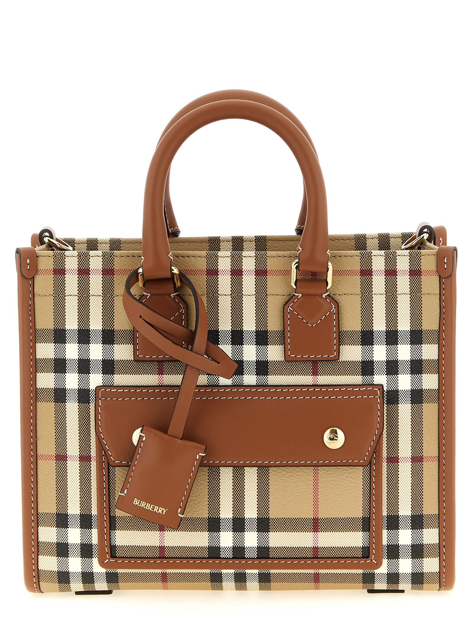 Burberry 'Freya' Mini Shopping Bag