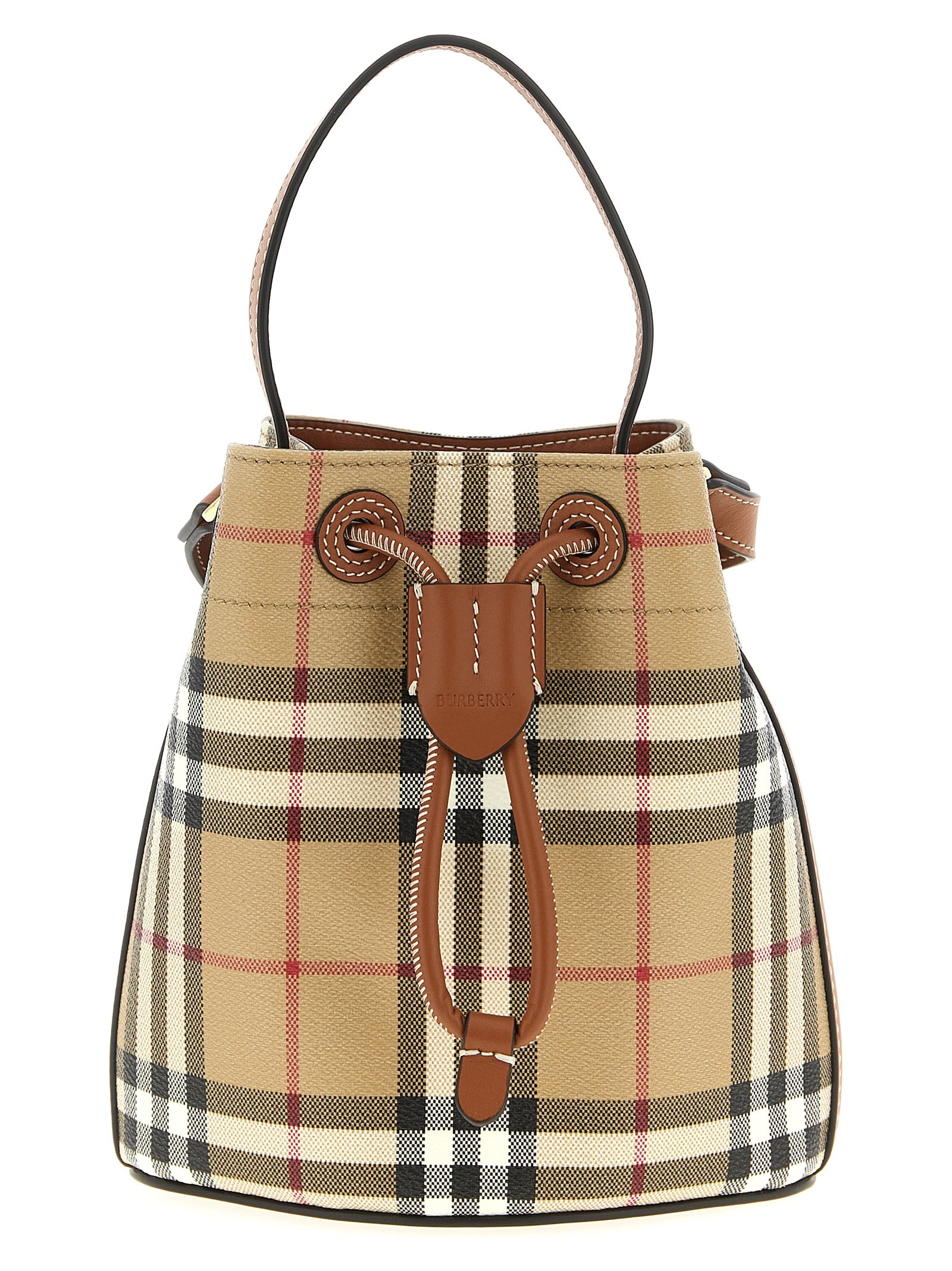 Burberry Check Bucket Bag