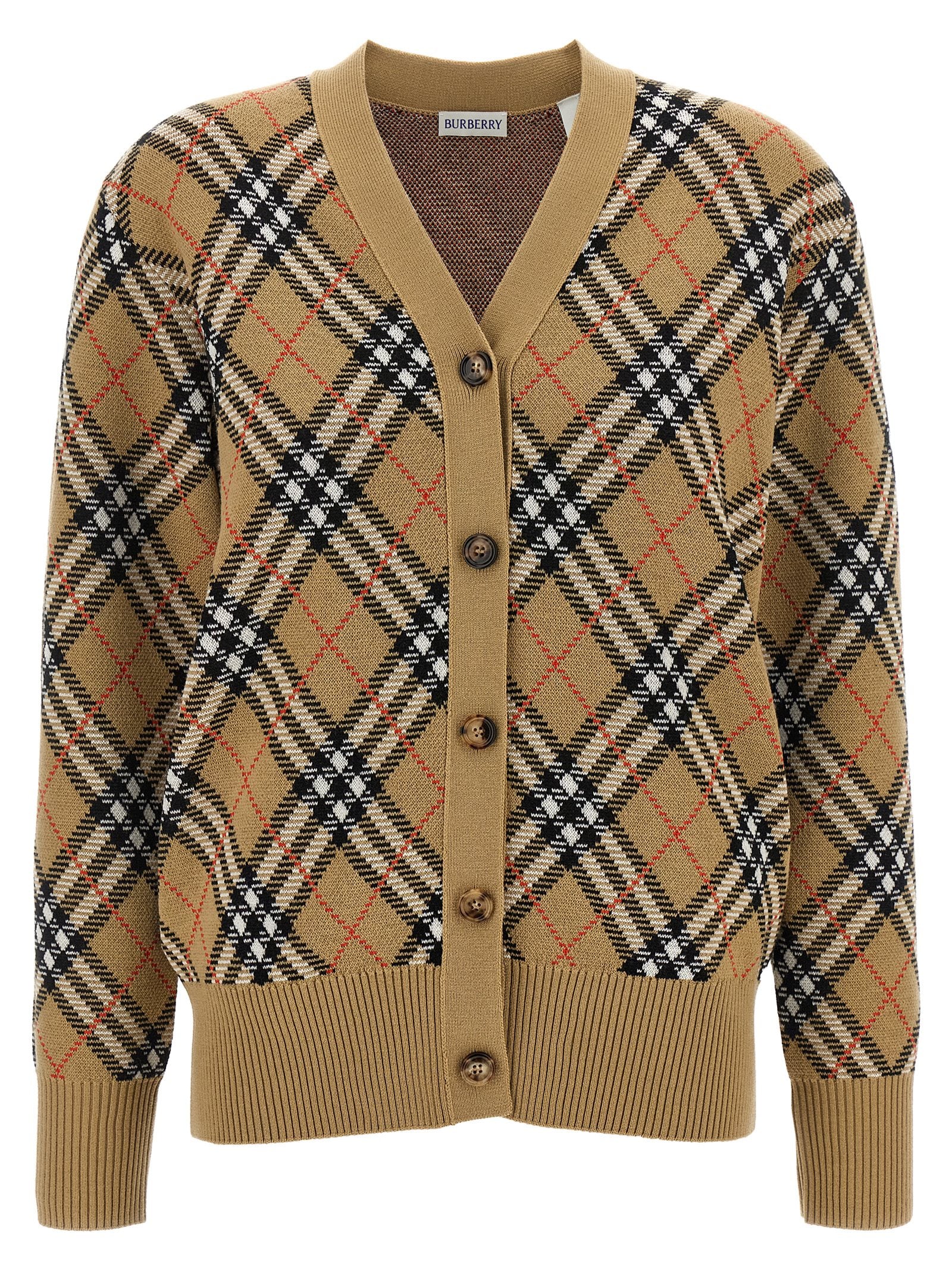 Burberry Cardigan Burberry Check