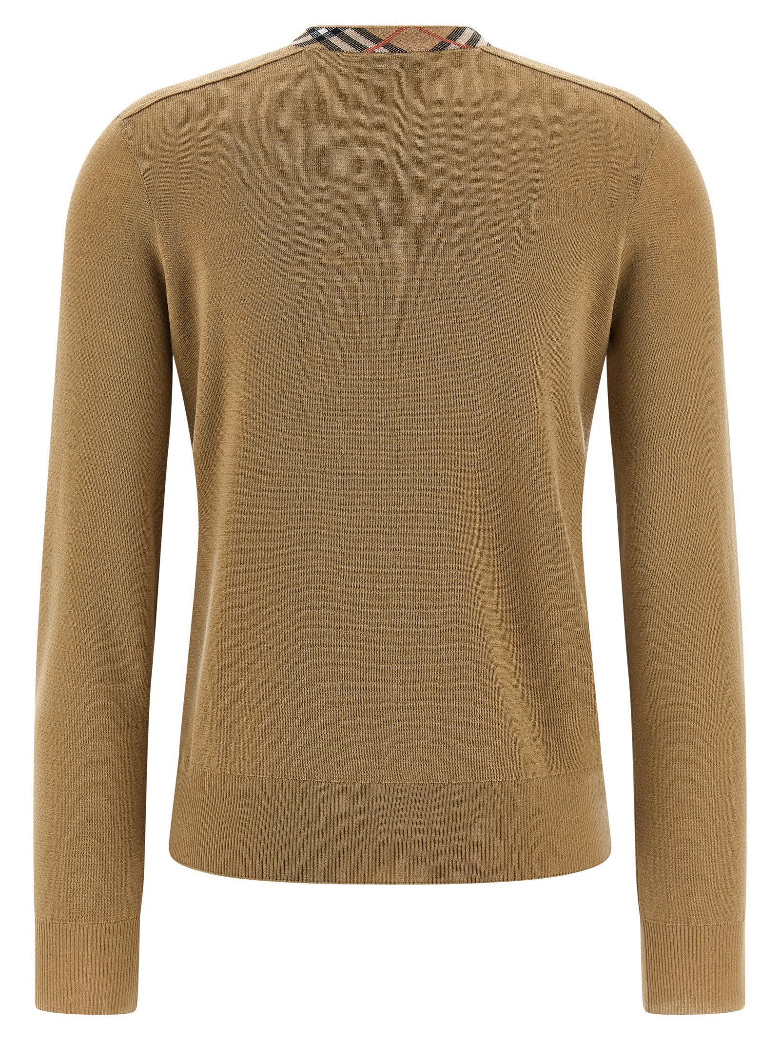 Burberry Check Insert Cardigan