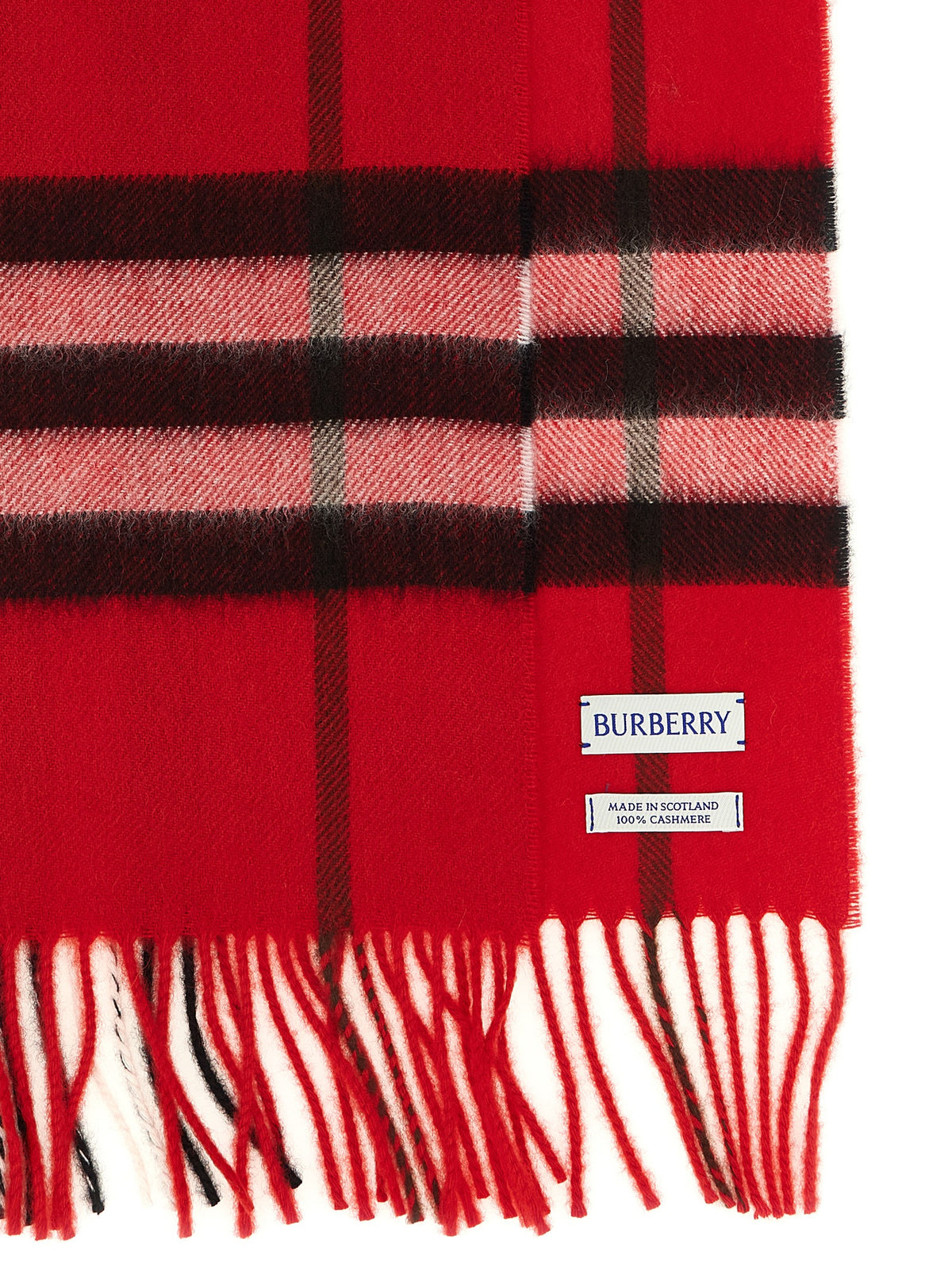 Burberry Check Cashmere Scarf