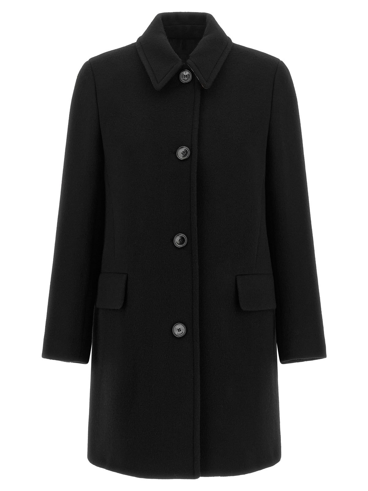 Burberry Black 'Gosford' Coat