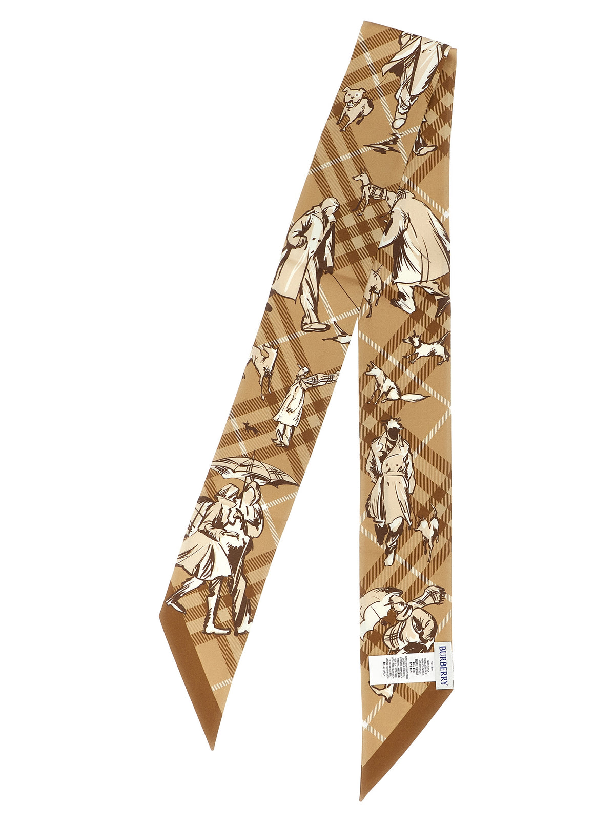 Burberry 'Check Mates' Thin Scarf