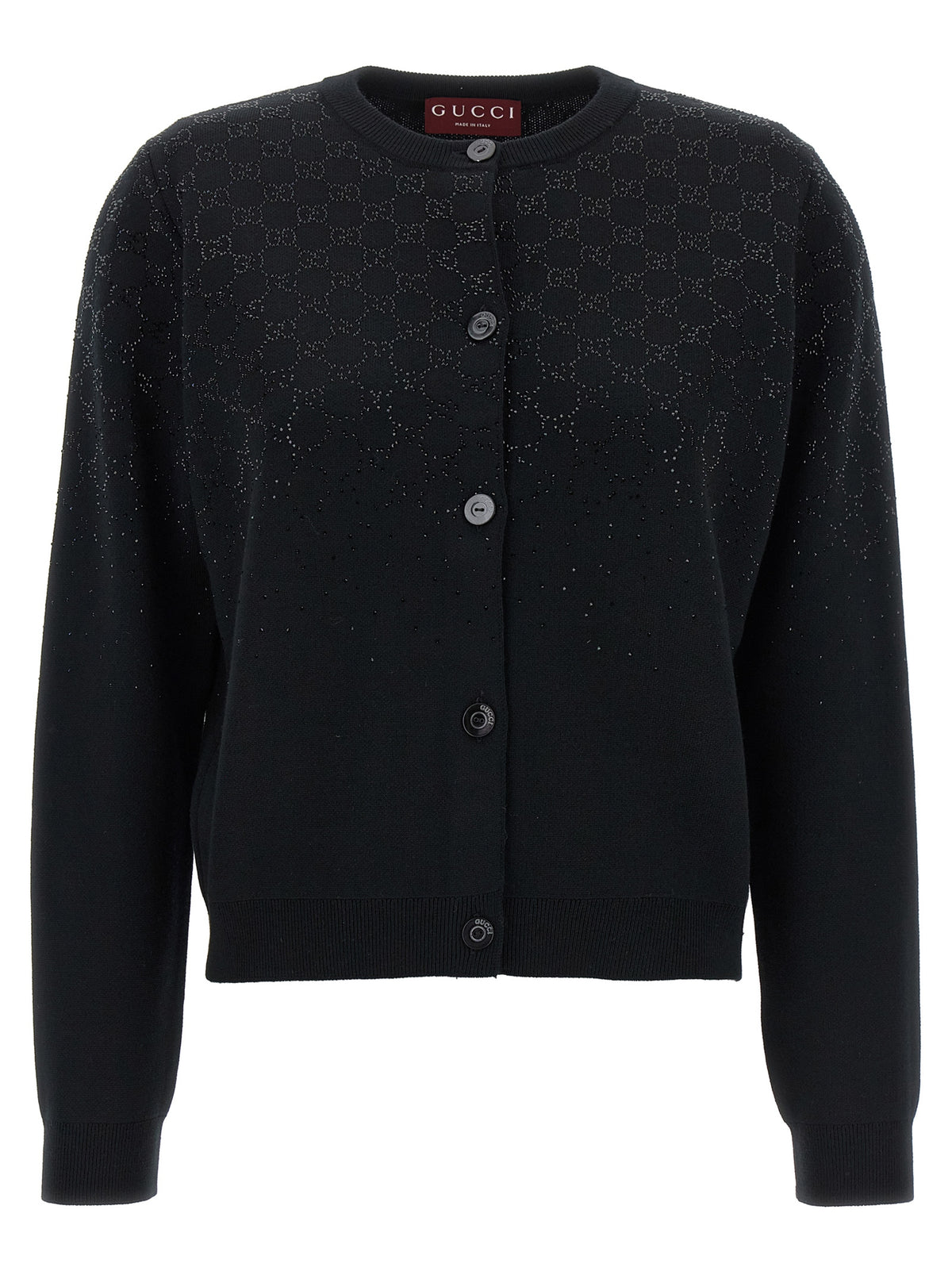Gucci 'Gg' Crystal Cardigan