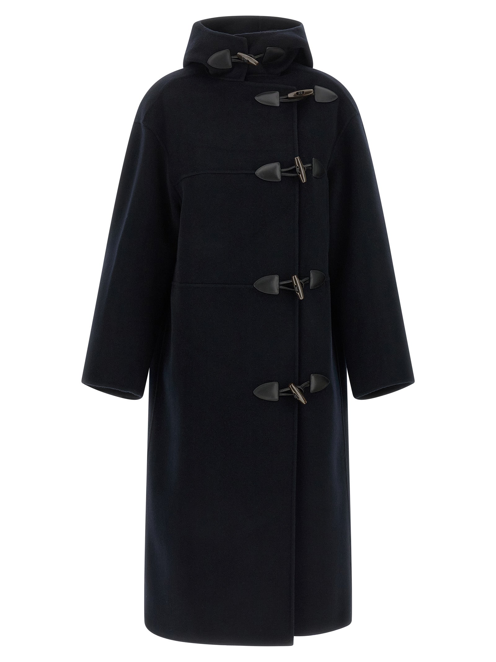 Rohe 'Duffle' Reversible Coat With Alamari