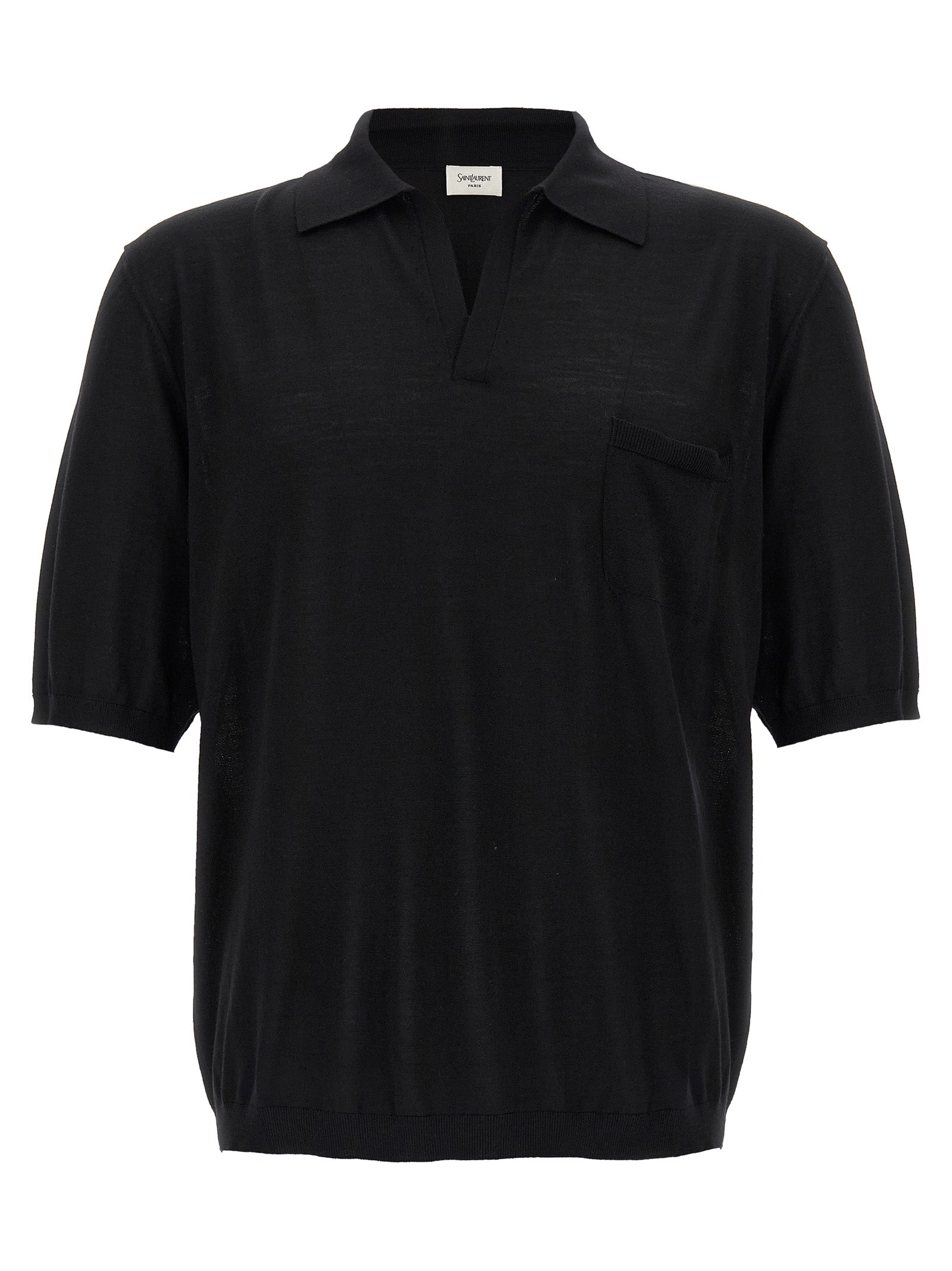 Saint Laurent Wool Polo Shirt