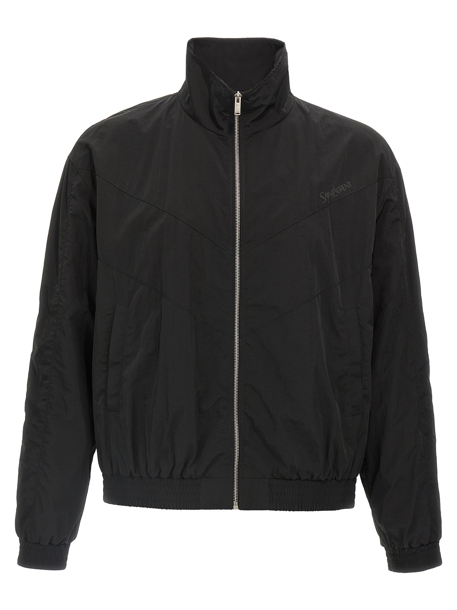 Saint Laurent Logo Embroidery Blouson