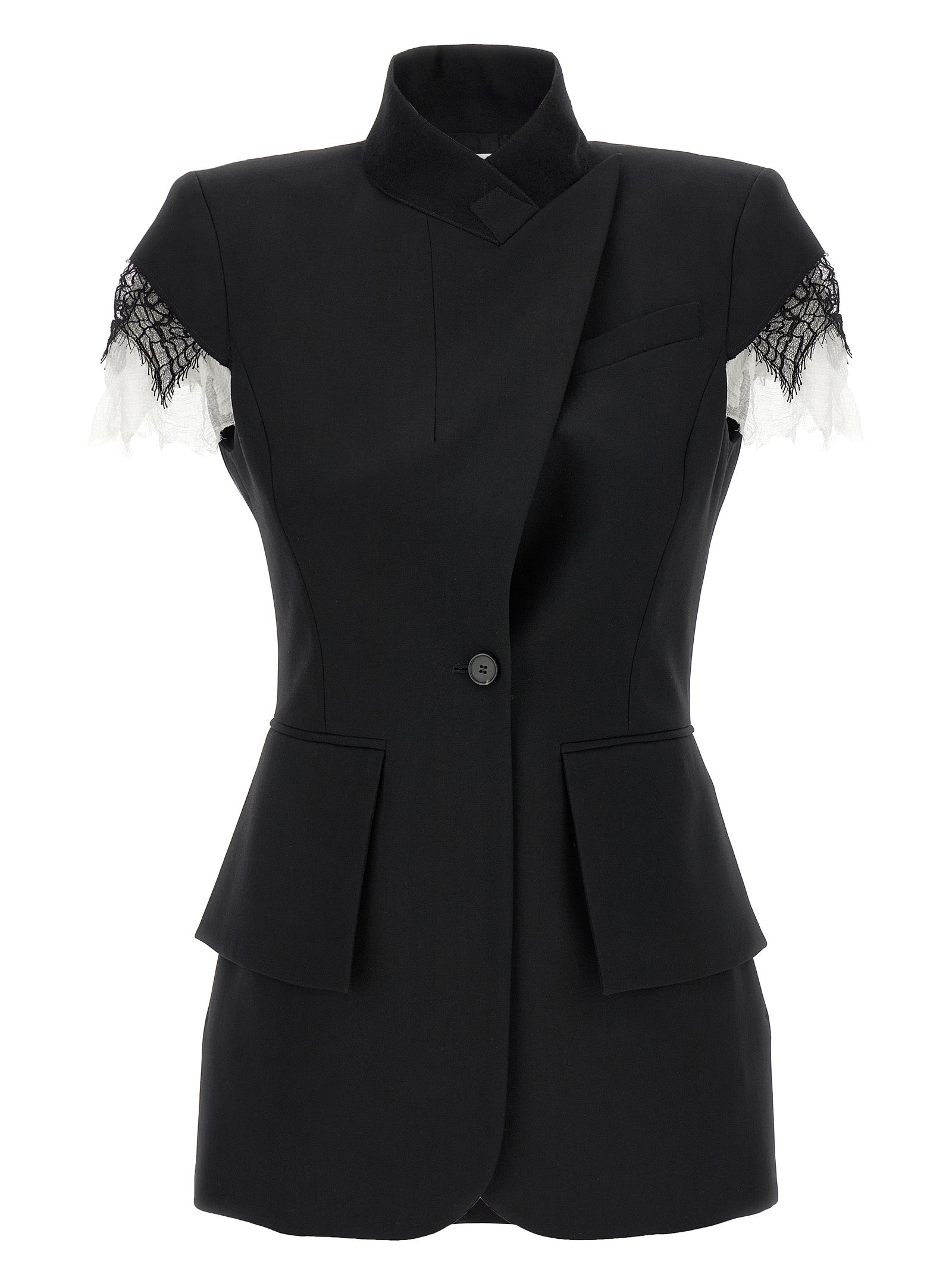 Mcqueen Lace Detail Blazer