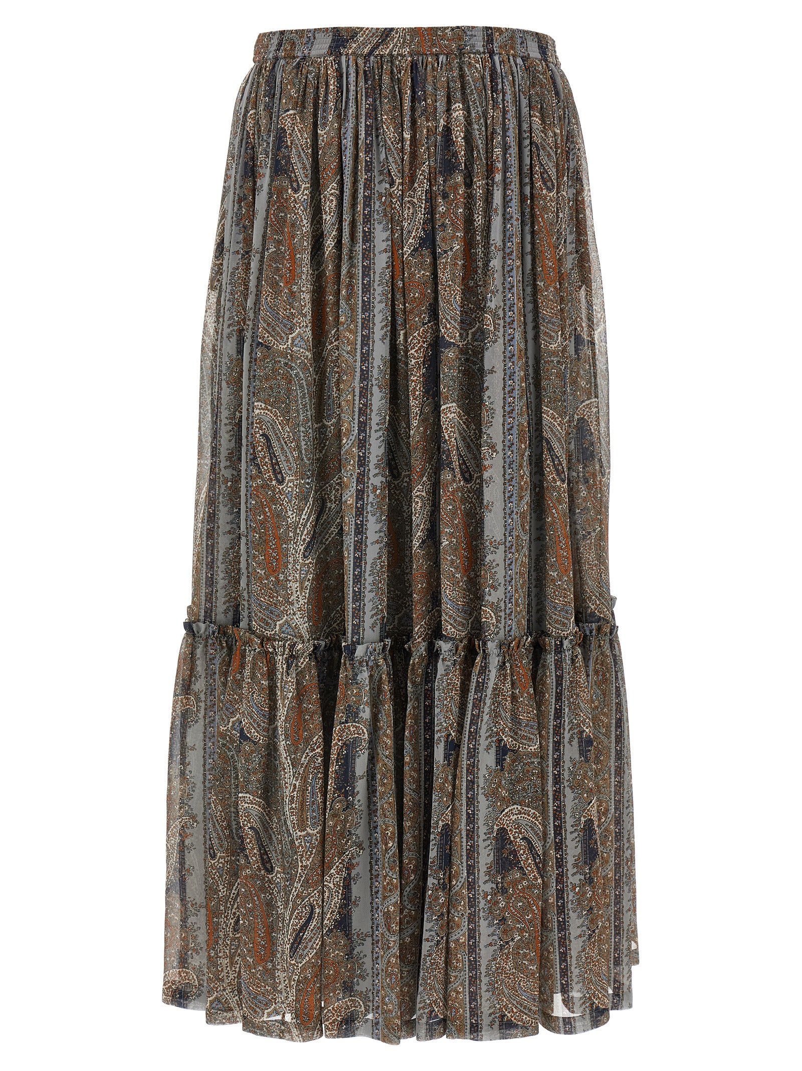 Saint Laurent Paisley Skirt