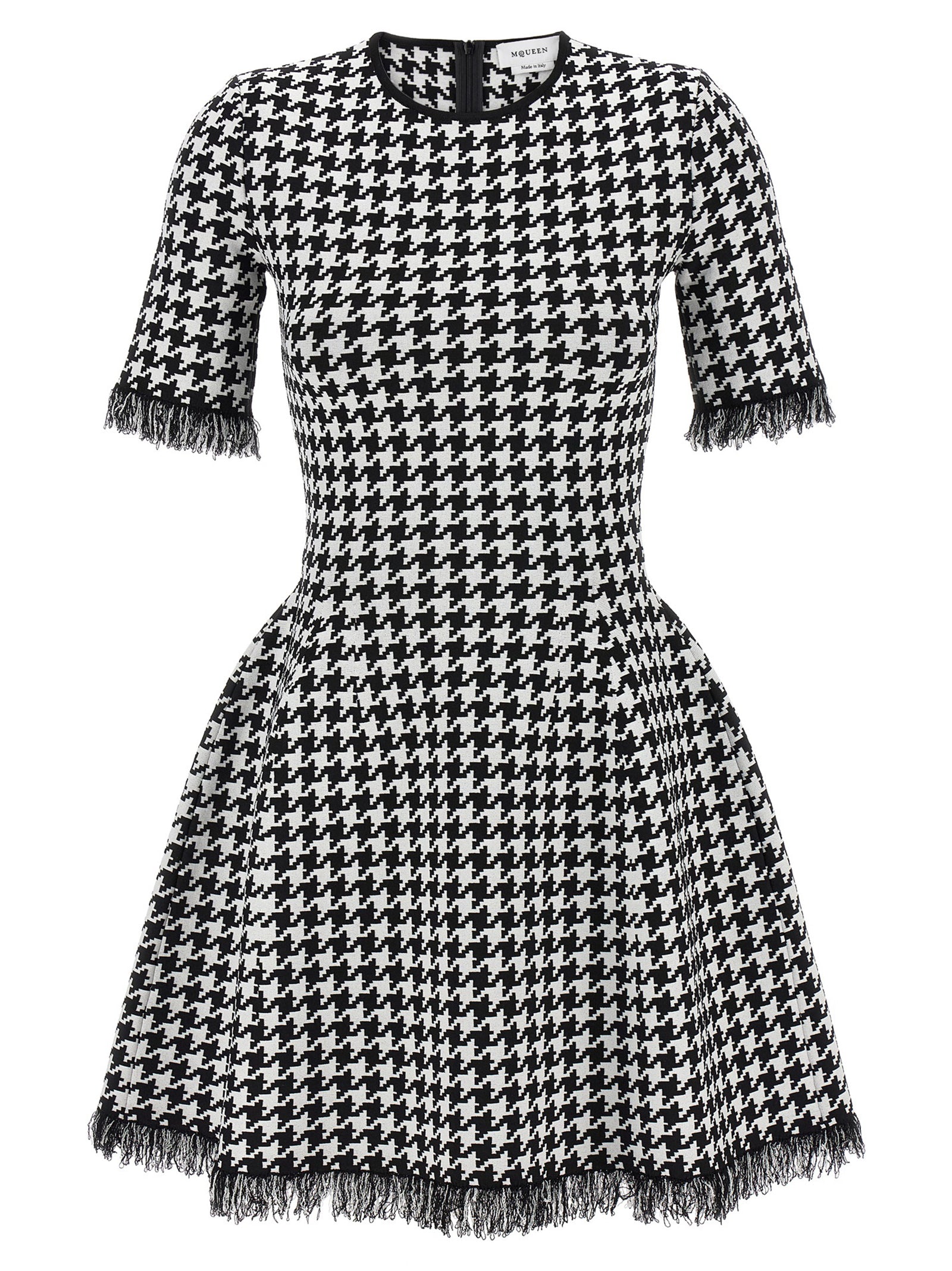 Mcqueen Houndstooth Dress