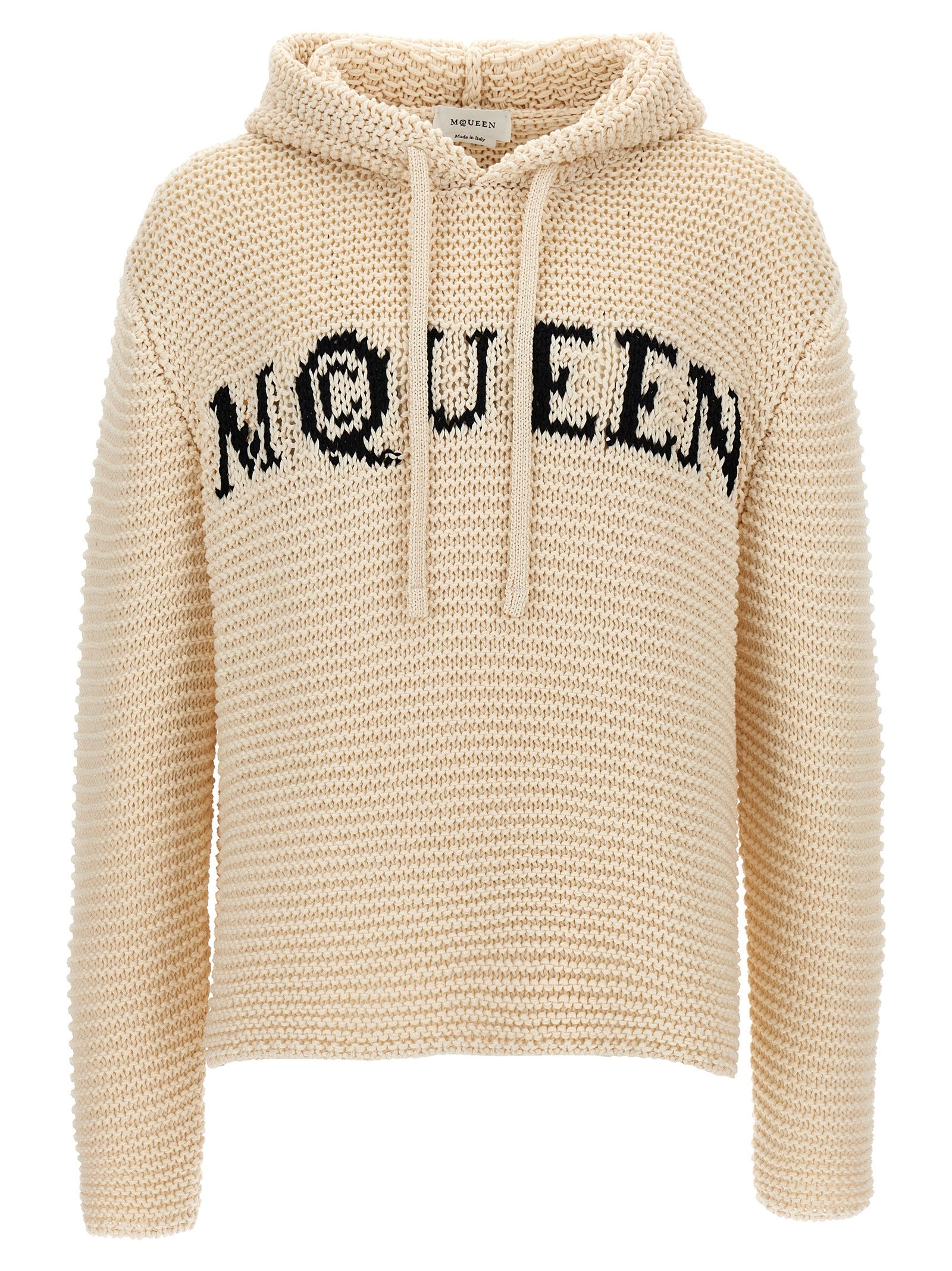 Mcqueen Inlaid Logo Hoodie
