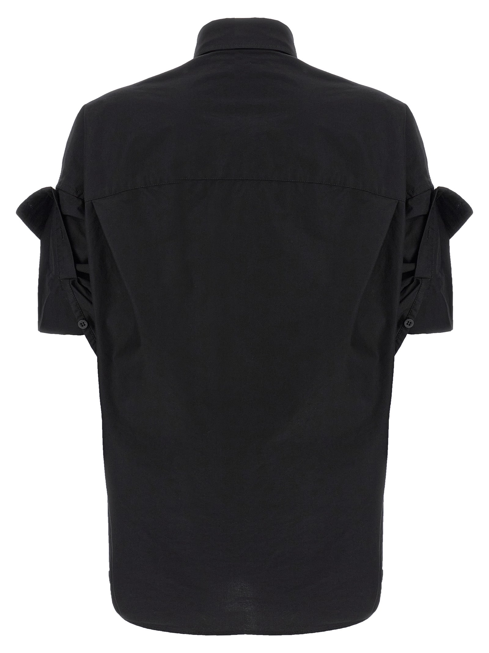 Balenciaga Turned-Up Cuffed Shirt