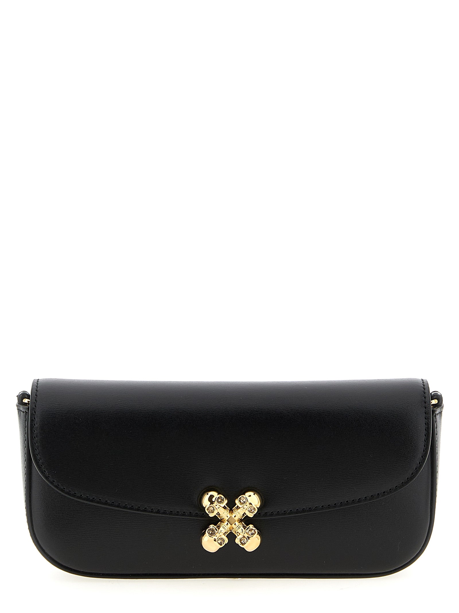 Mcqueen 'Skull Flower' Small Crossbody Bag