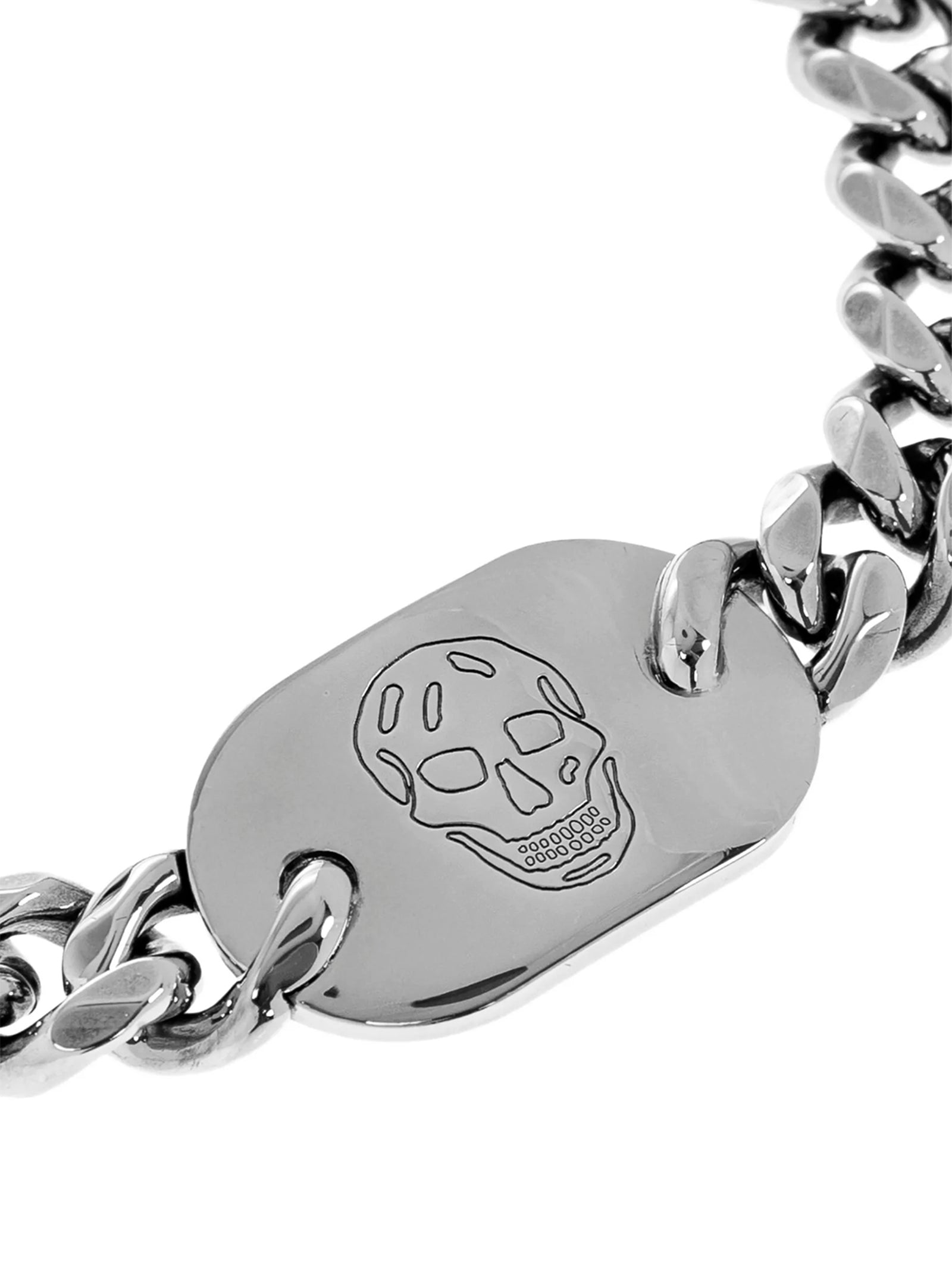 Mcqueen 'Skull Plate' Bracelet